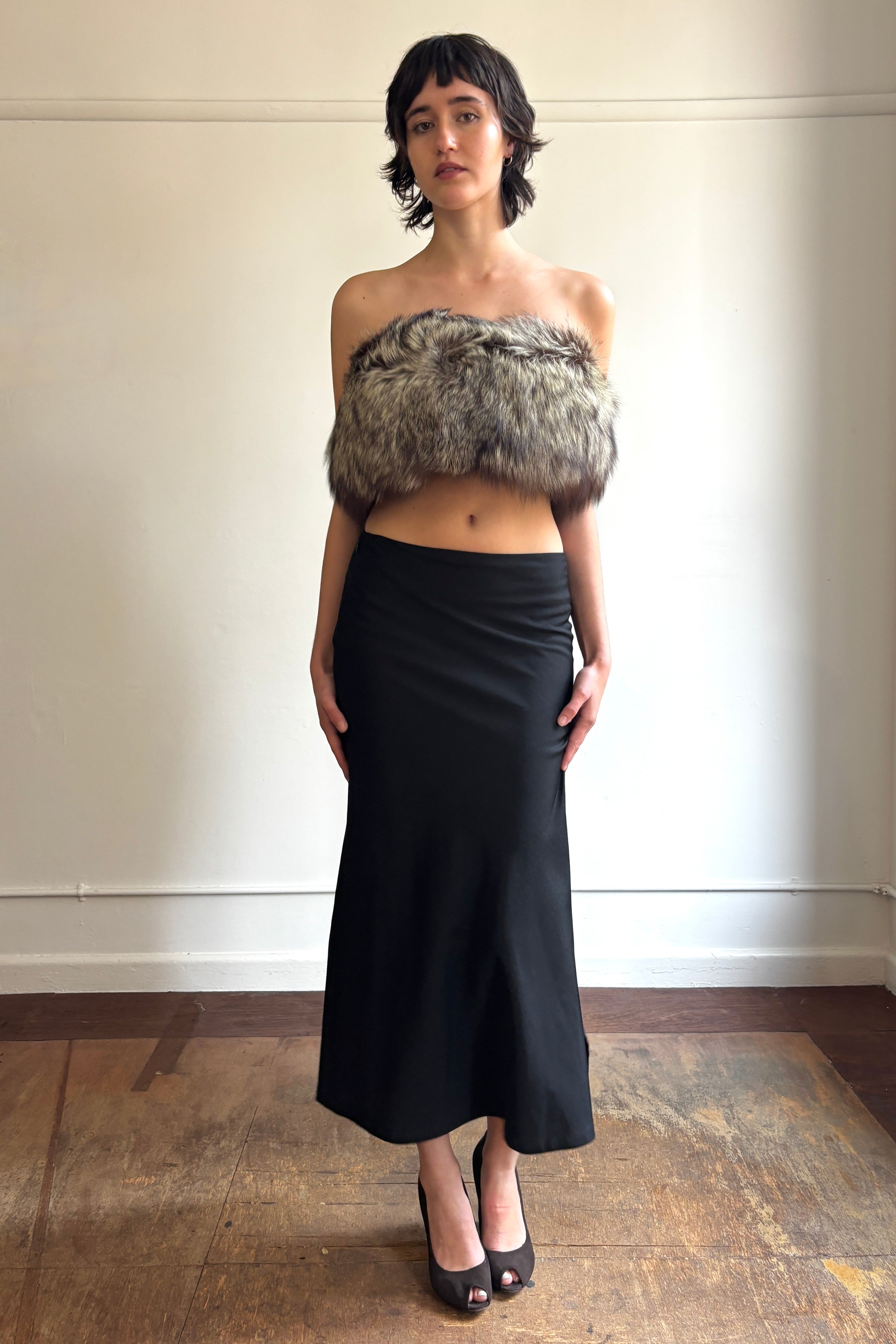 YOHJI YAMAMOTO S/S 2005 LOW RISE  SKIRT