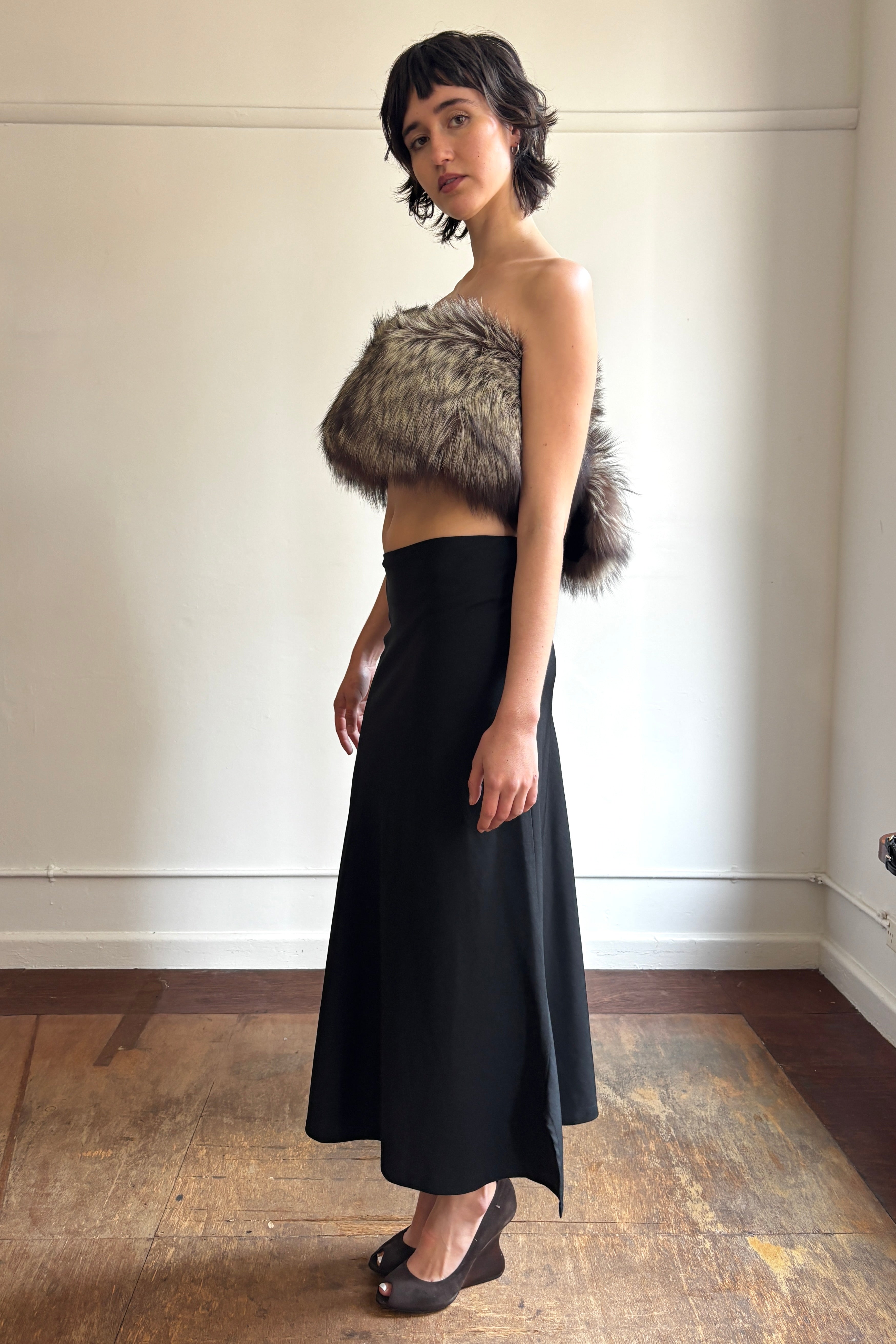 YOHJI YAMAMOTO S/S 2005 LOW RISE  SKIRT