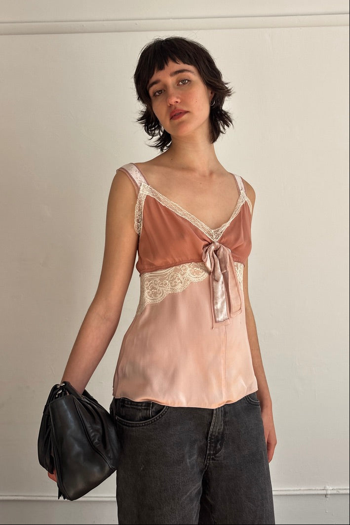 DOLCE & GABBANA EARLY 2000S SILK CAMISOLE