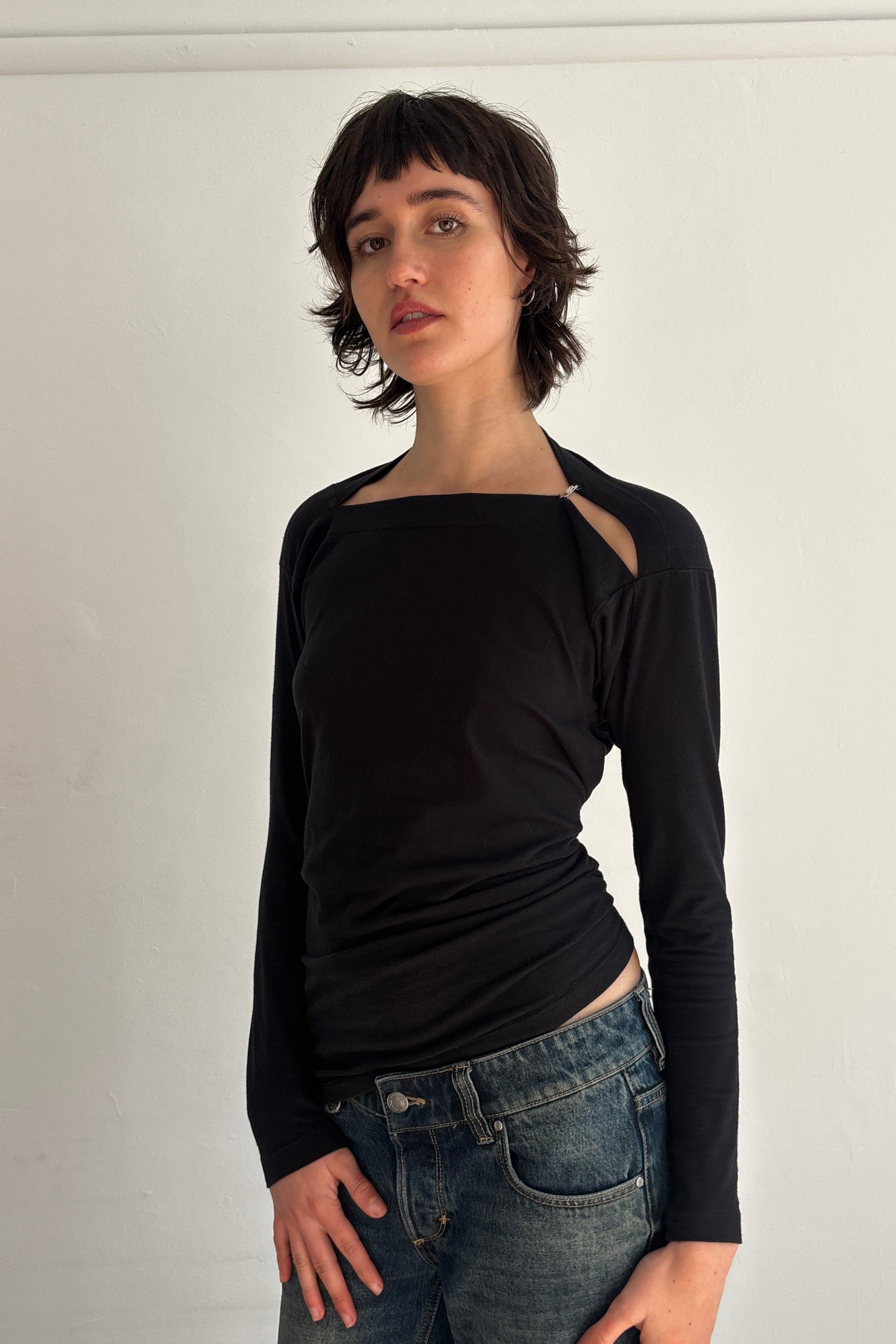 VIVIENNE WESTWOOD ANGLOMANIA RE-WORKED ASYMMETRICAL TOP
