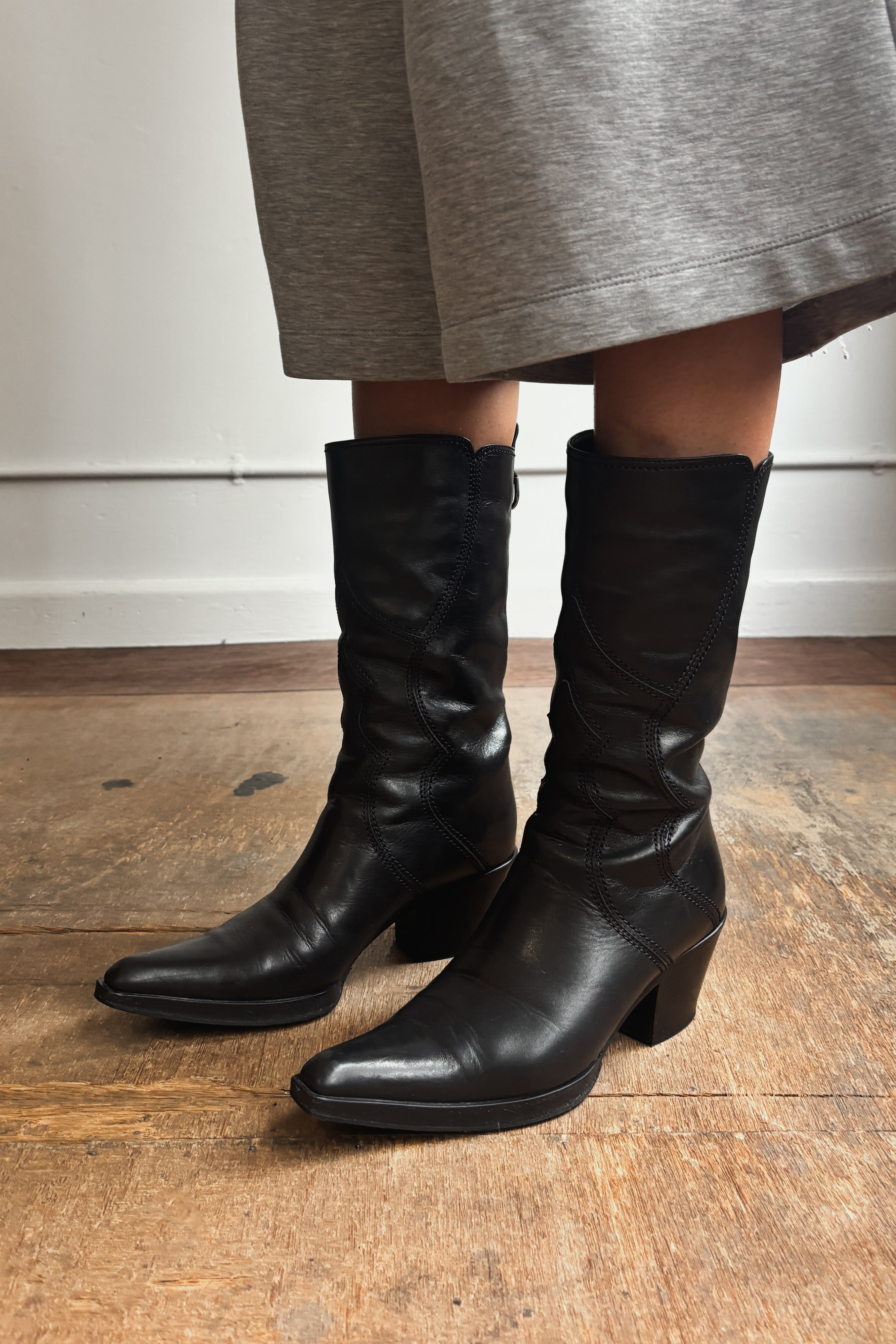 SERGIO ROSSI WESTERN BOOTS