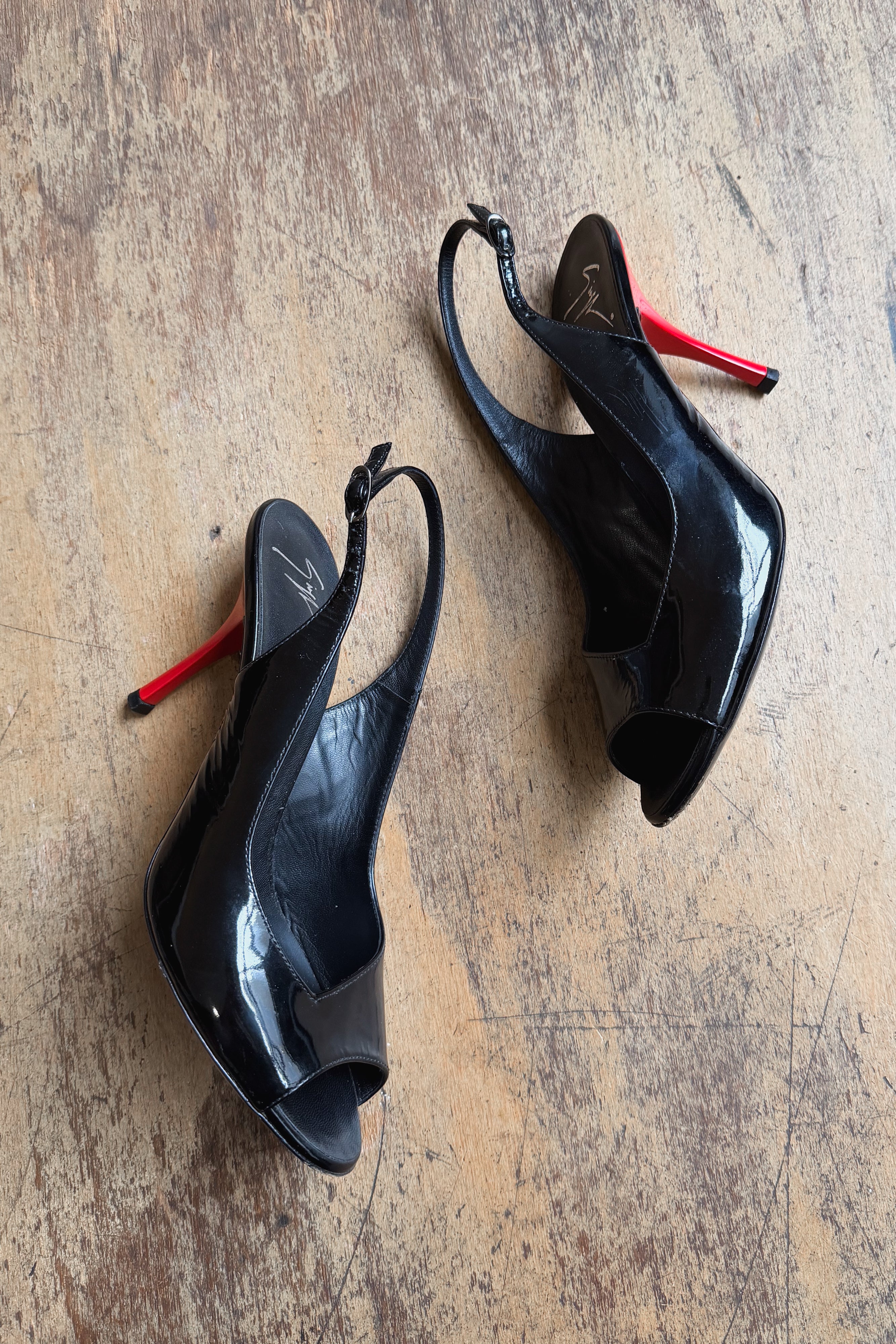 GIUSEPPE ZANOTTI SLINGBACK HEELS