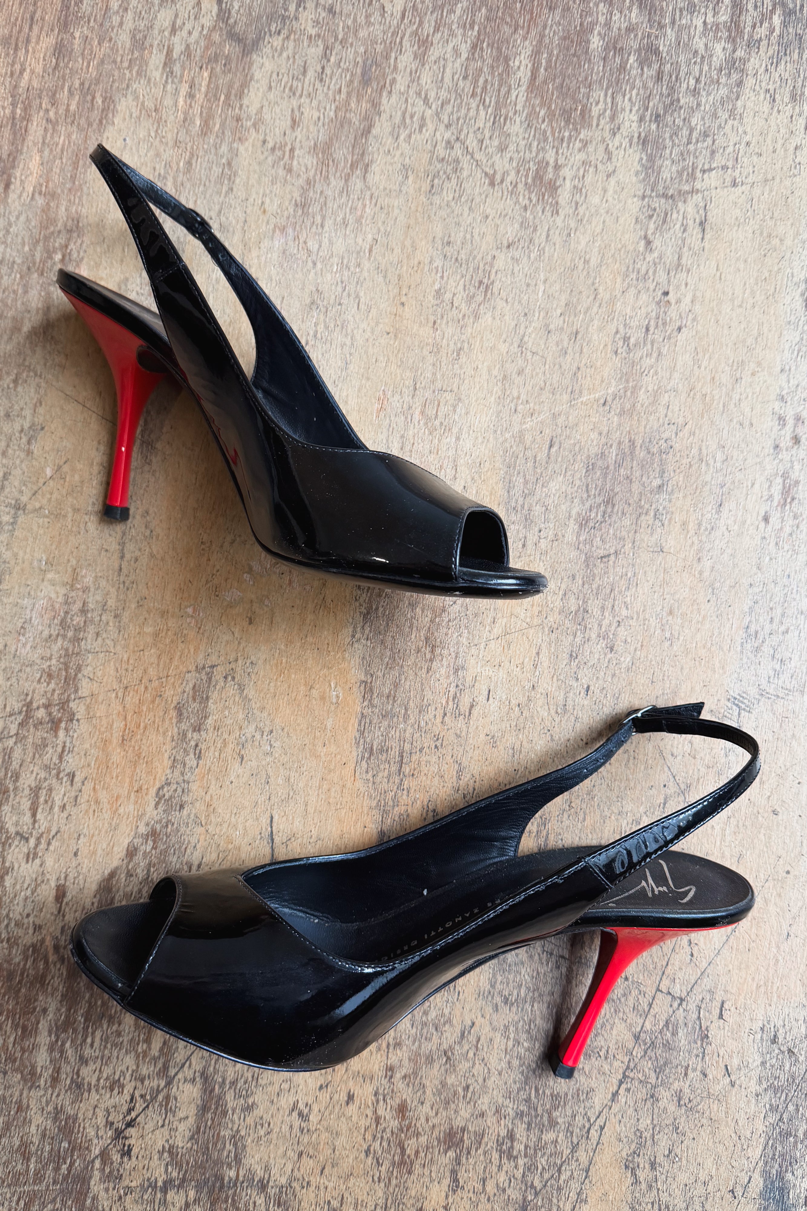GIUSEPPE ZANOTTI SLINGBACK HEELS