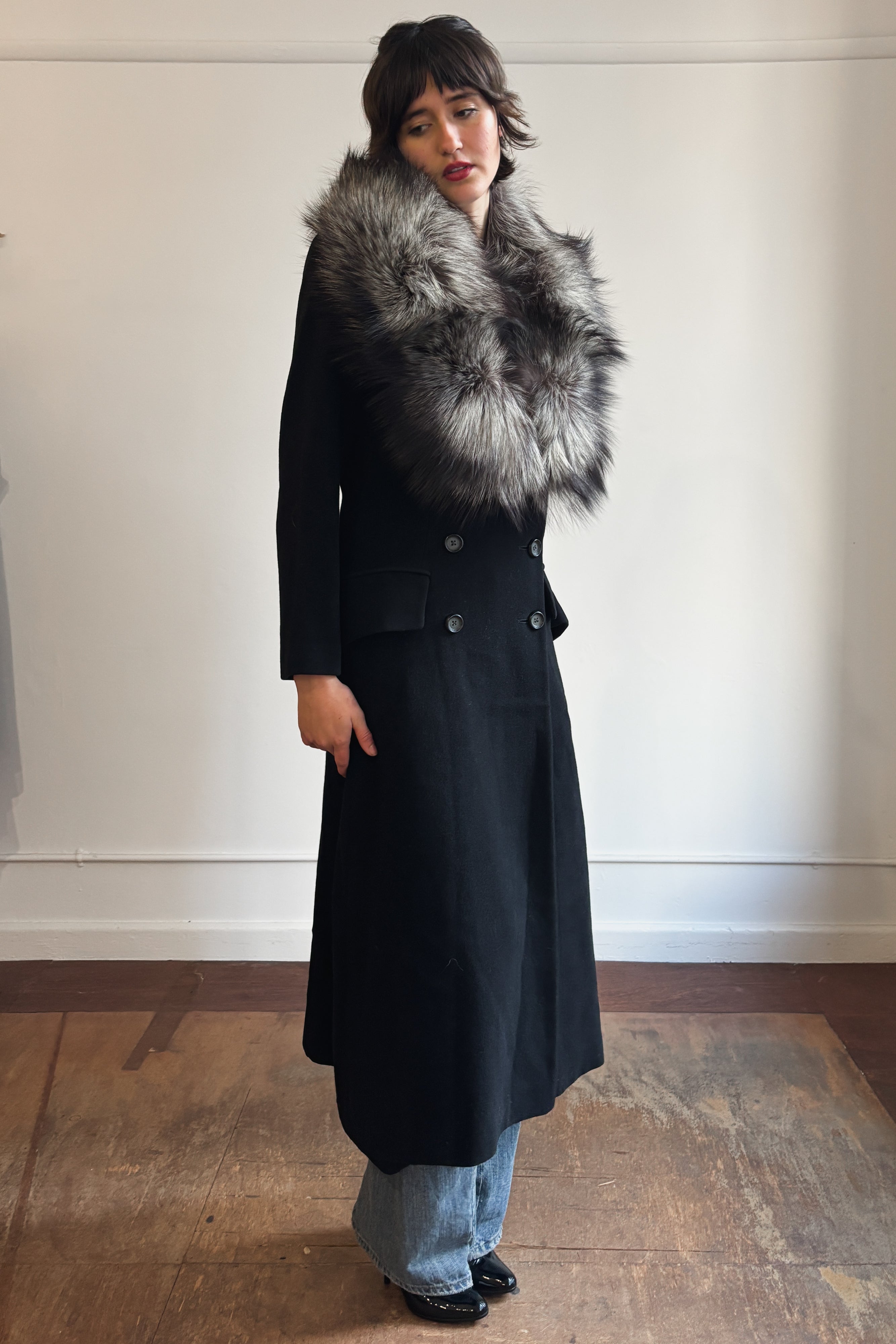 NOVESPAZIO WOOL CHESTERFIELD COAT