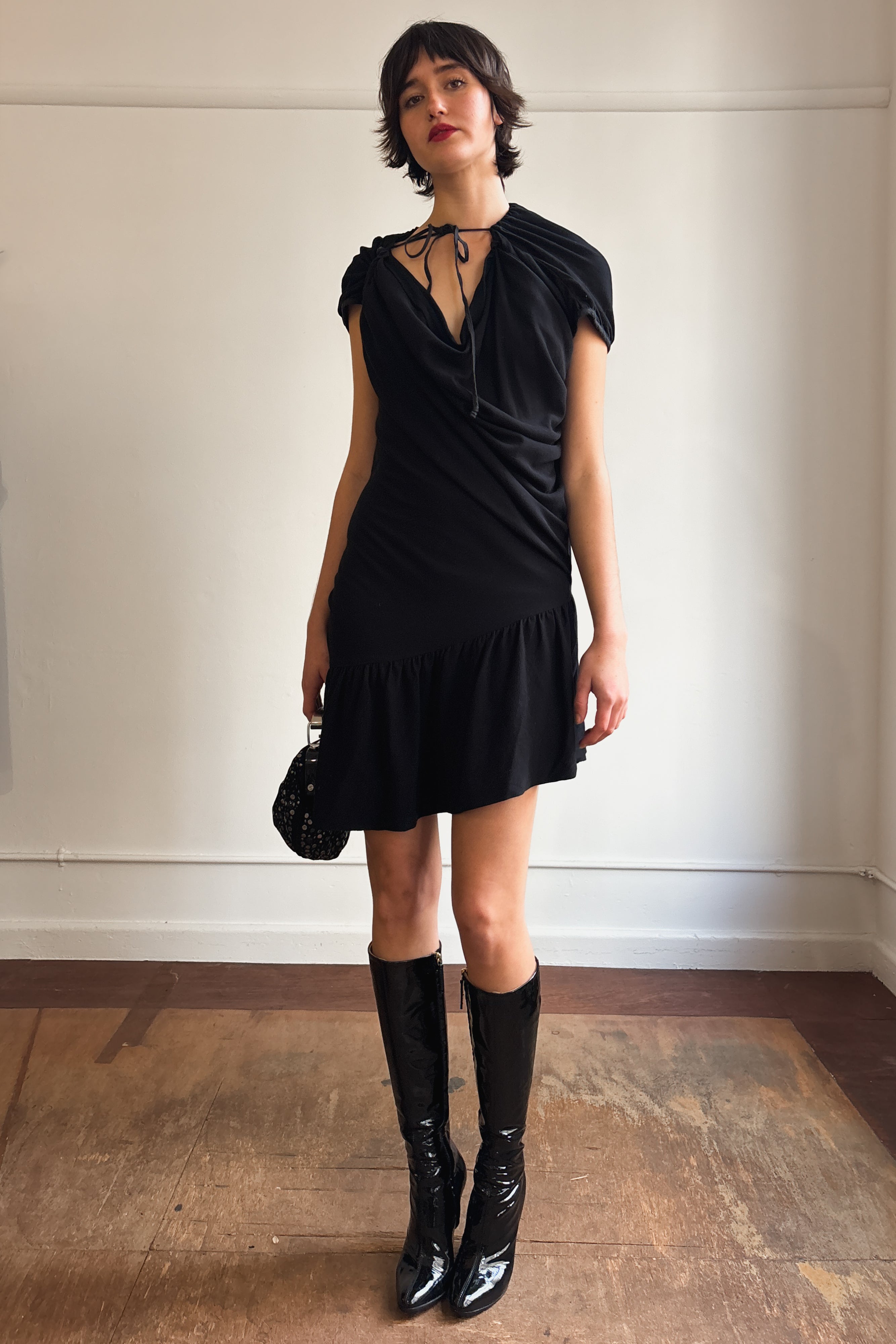 90S VIVIENNE WESTWOOD RED LABEL ASYMMETRICAL DRESS