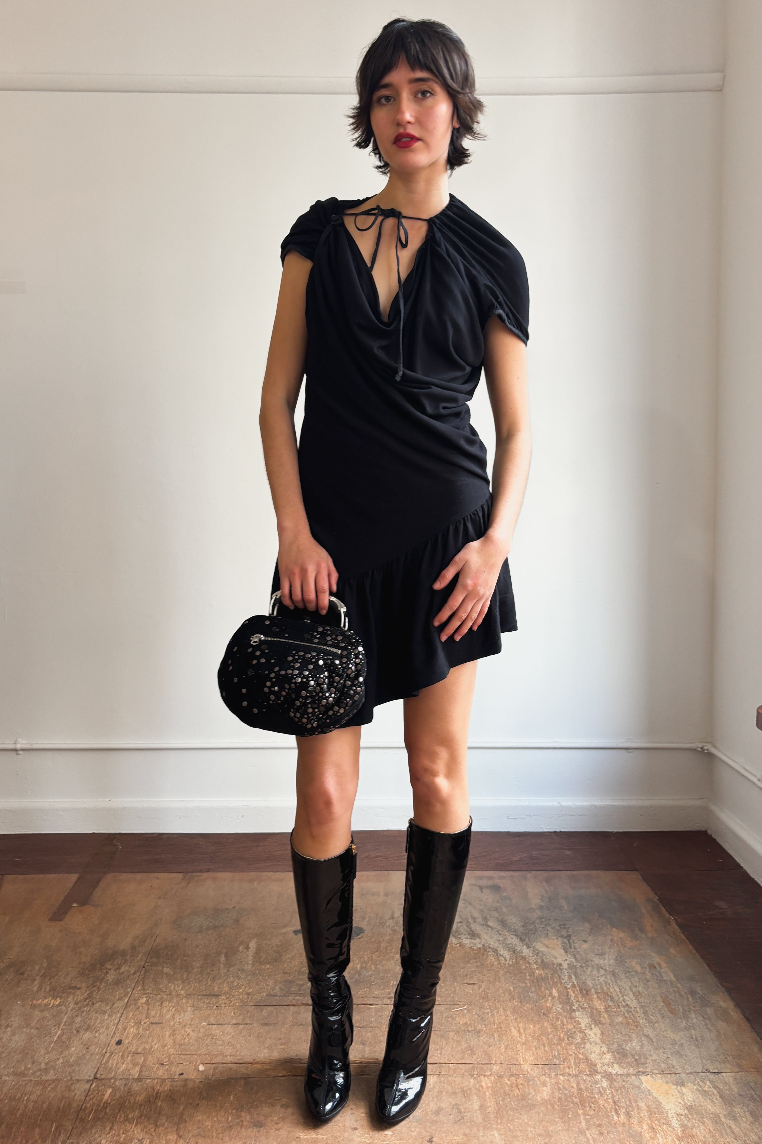 90S VIVIENNE WESTWOOD RED LABEL ASYMMETRICAL DRESS