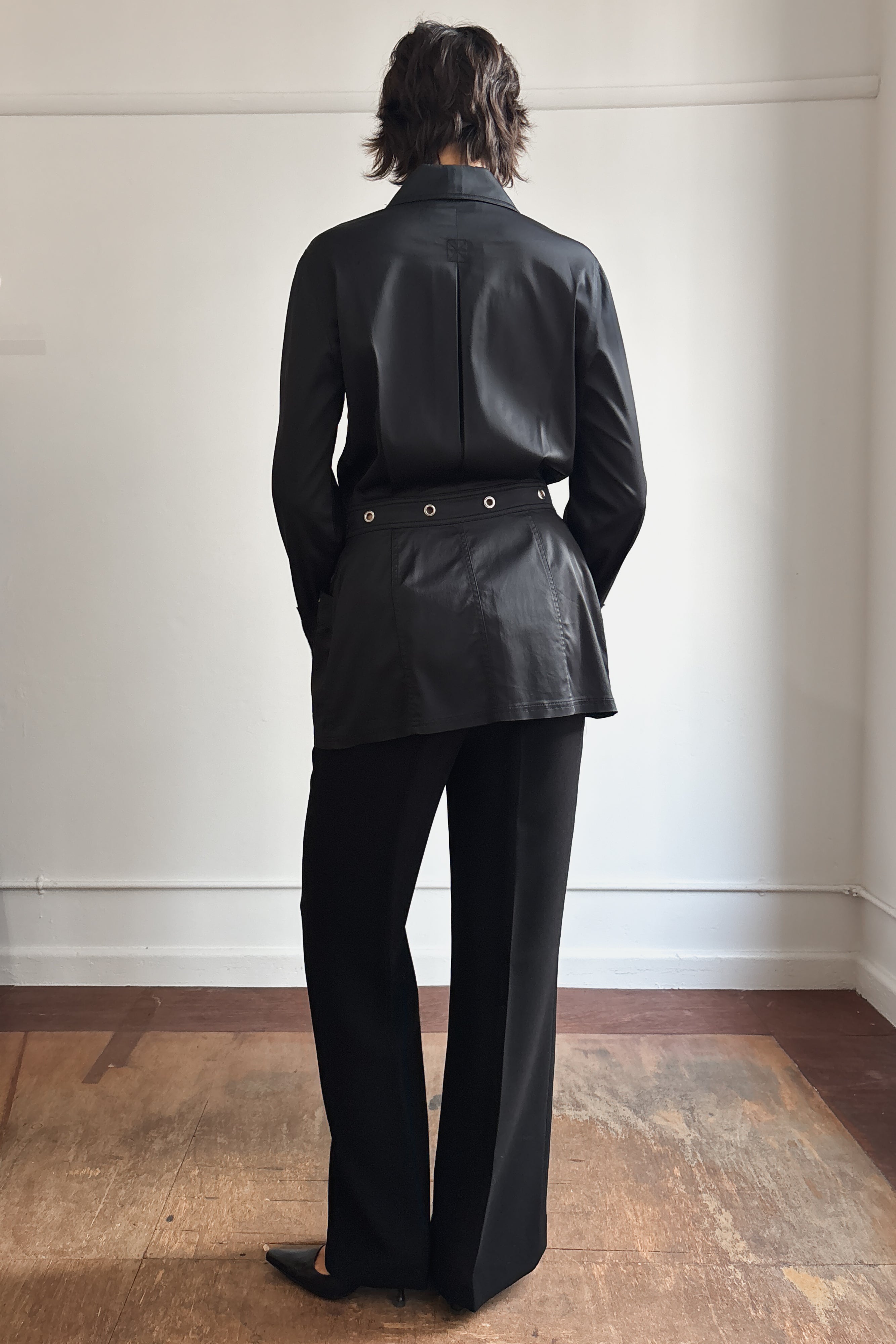RARE VINTAGE MUGLER EYELET TAILORED JACKET