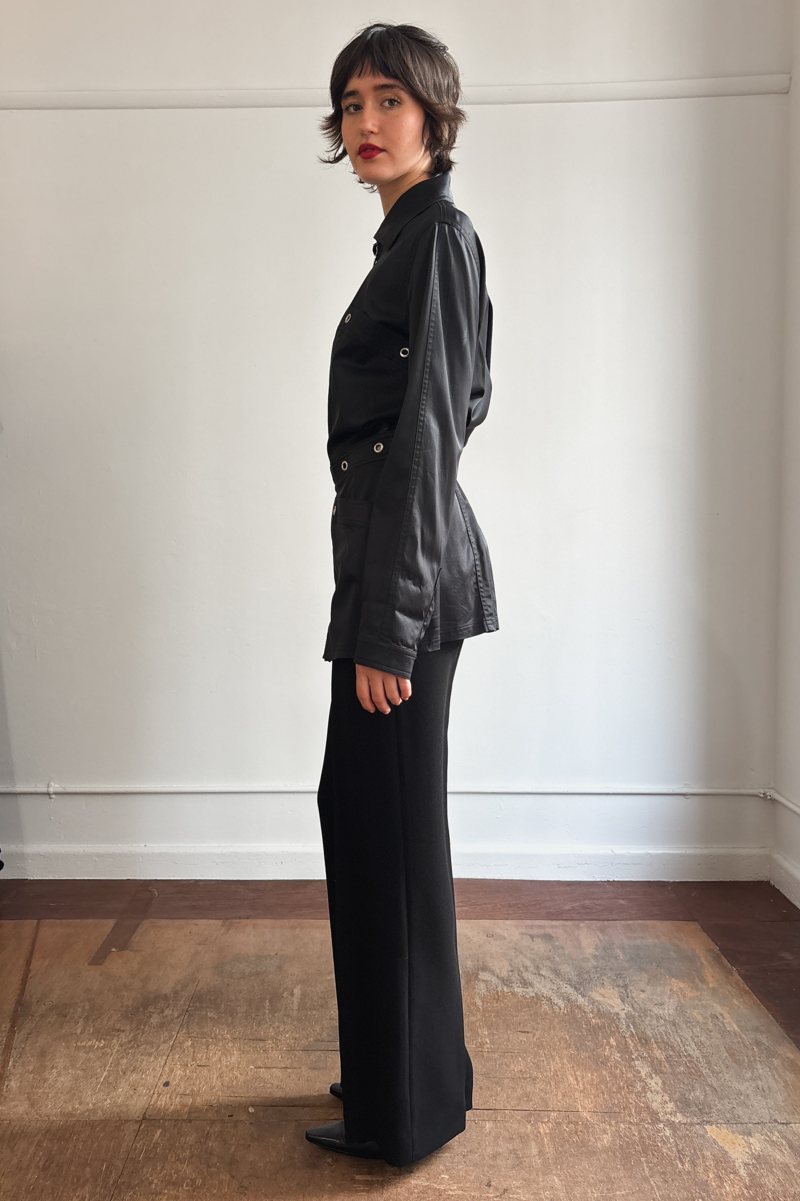 RARE VINTAGE MUGLER EYELET TAILORED JACKET
