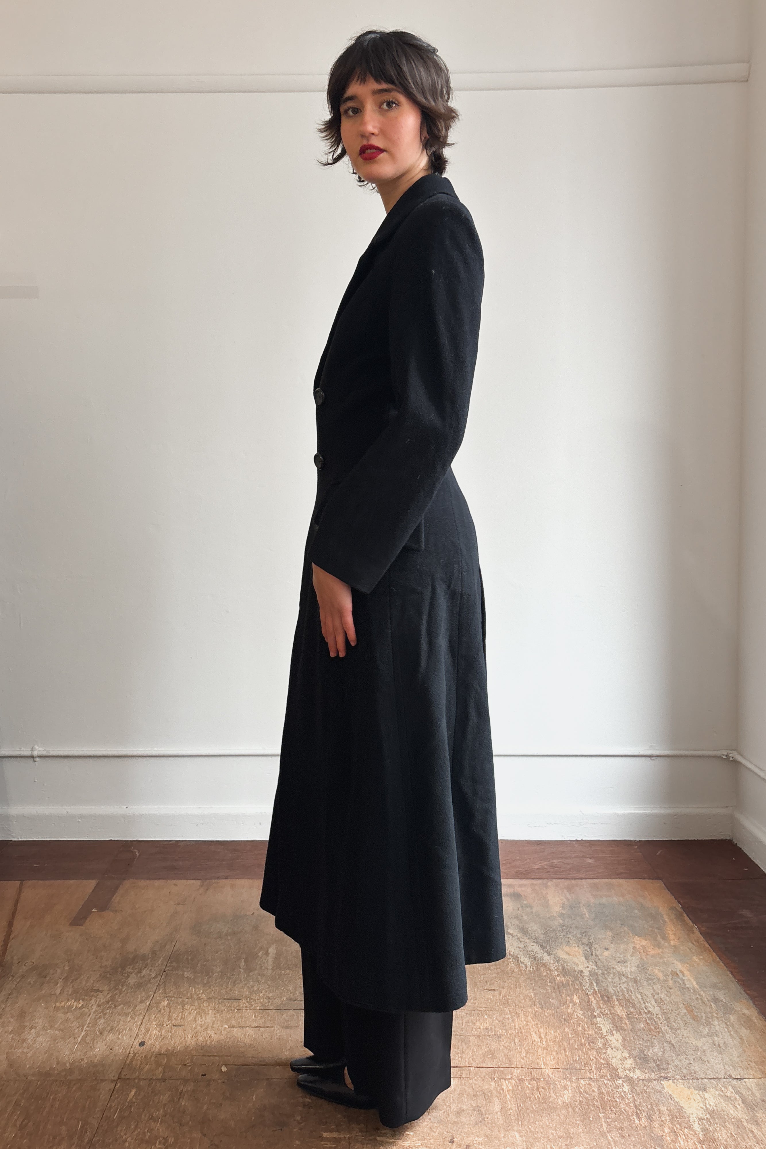 NOVESPAZIO WOOL CHESTERFIELD COAT