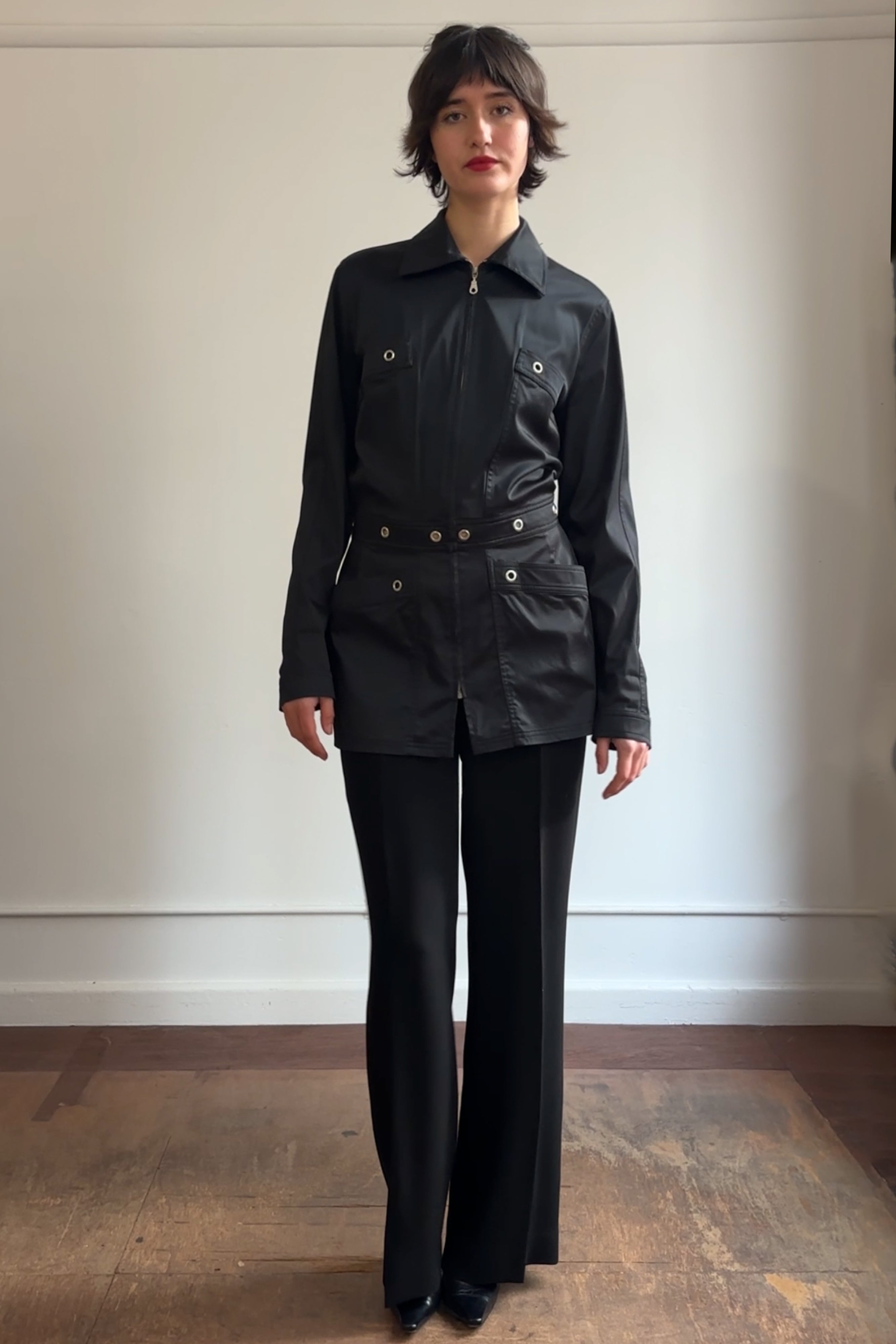 JEAN PAUL GAULTIER STRAIGHT LEG PANTS