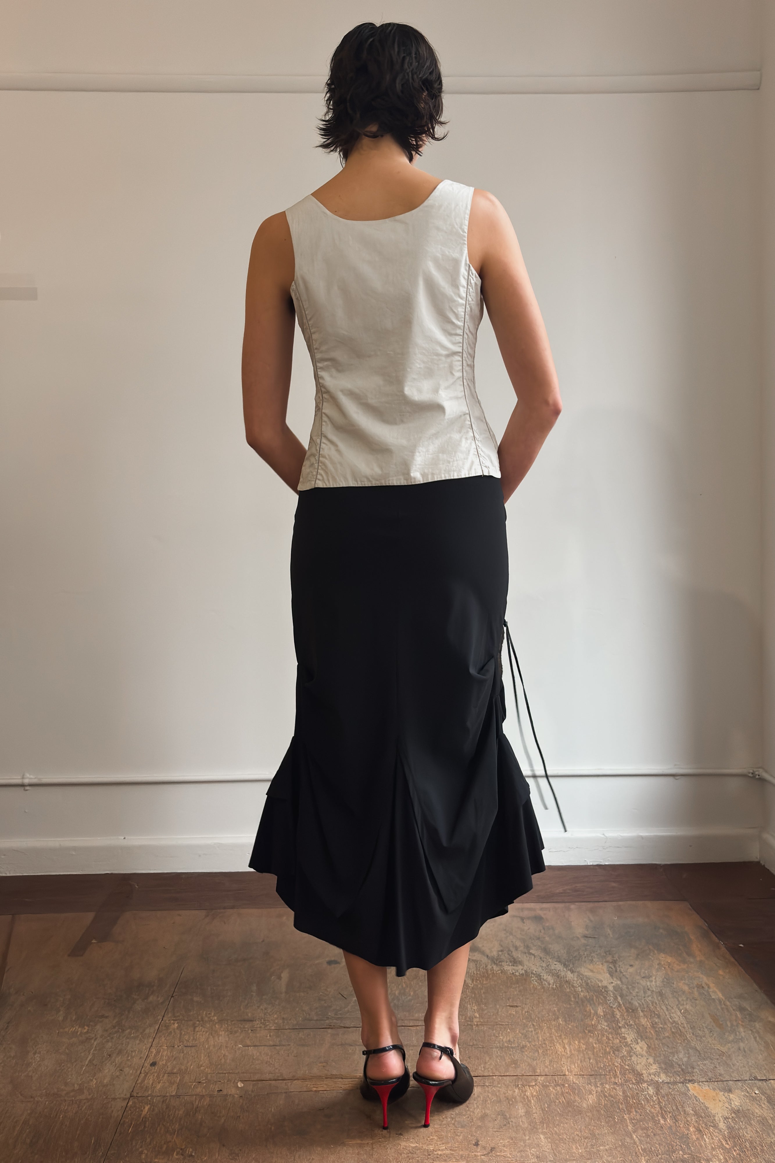MARITHÉ FRANÇOIS GIRBAUD ASYMMETRICAL MERMAID SKIRT