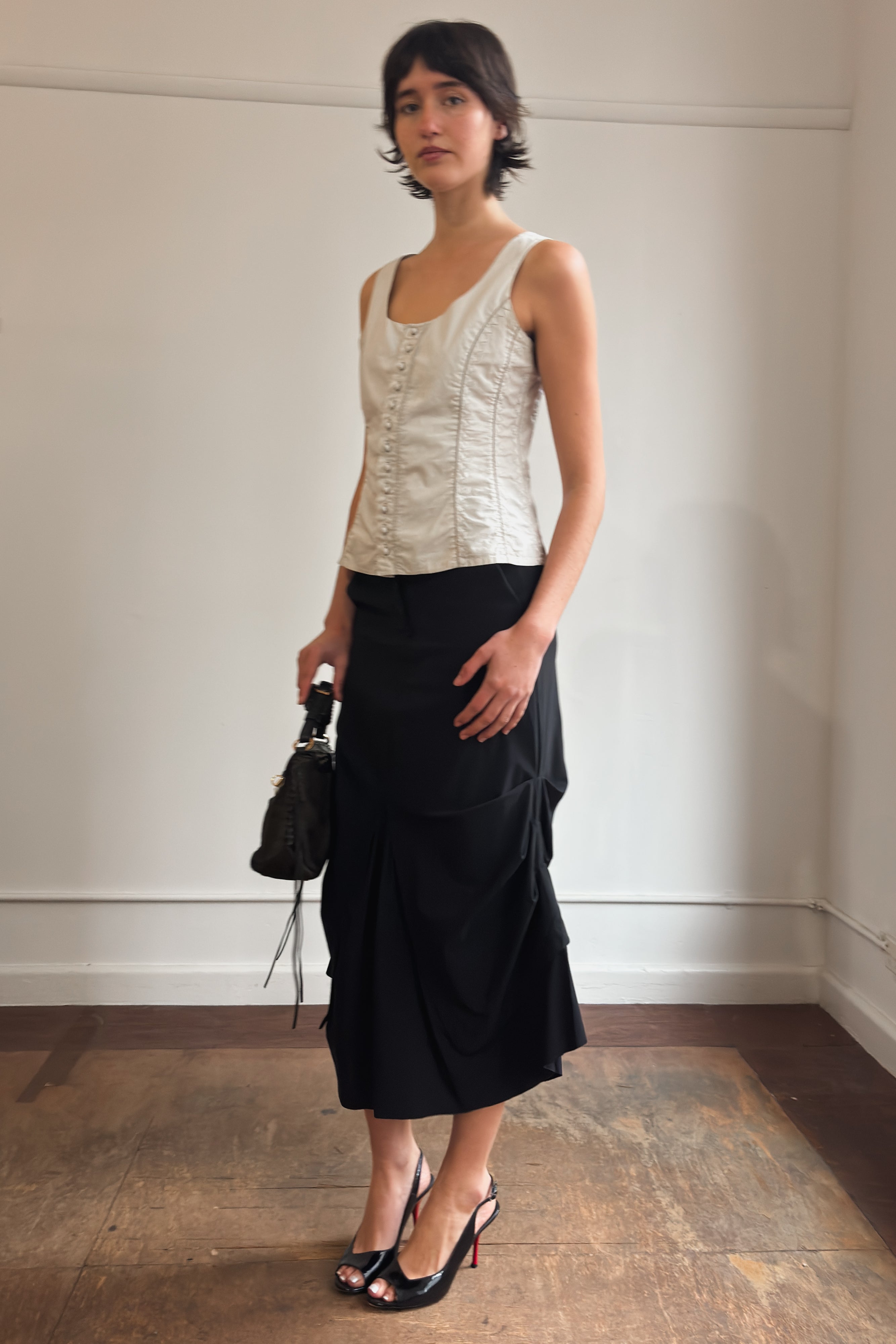 MARITHÉ FRANÇOIS GIRBAUD ASYMMETRICAL MERMAID SKIRT