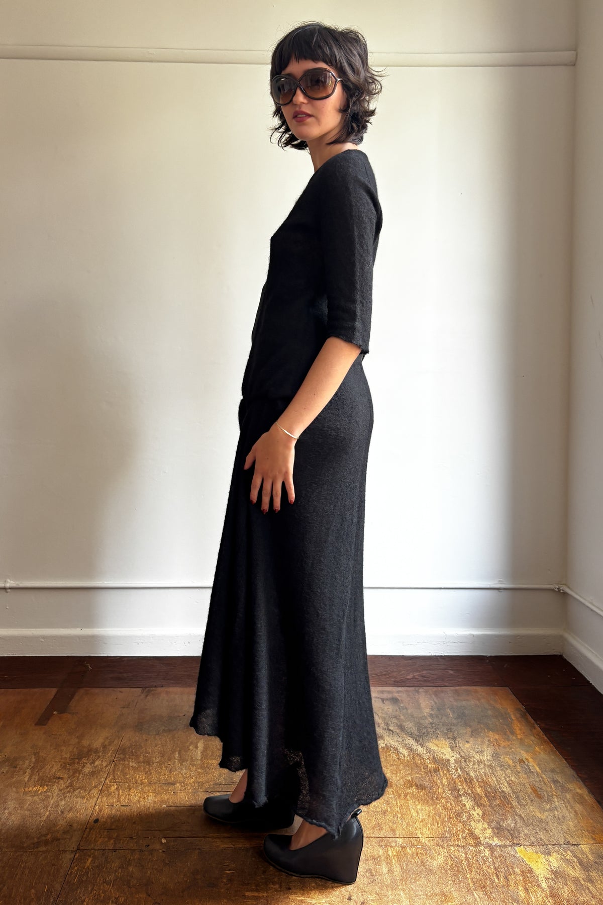 YOHJI YAMAMOTO A/W 1992 LONG KNIT DRESS