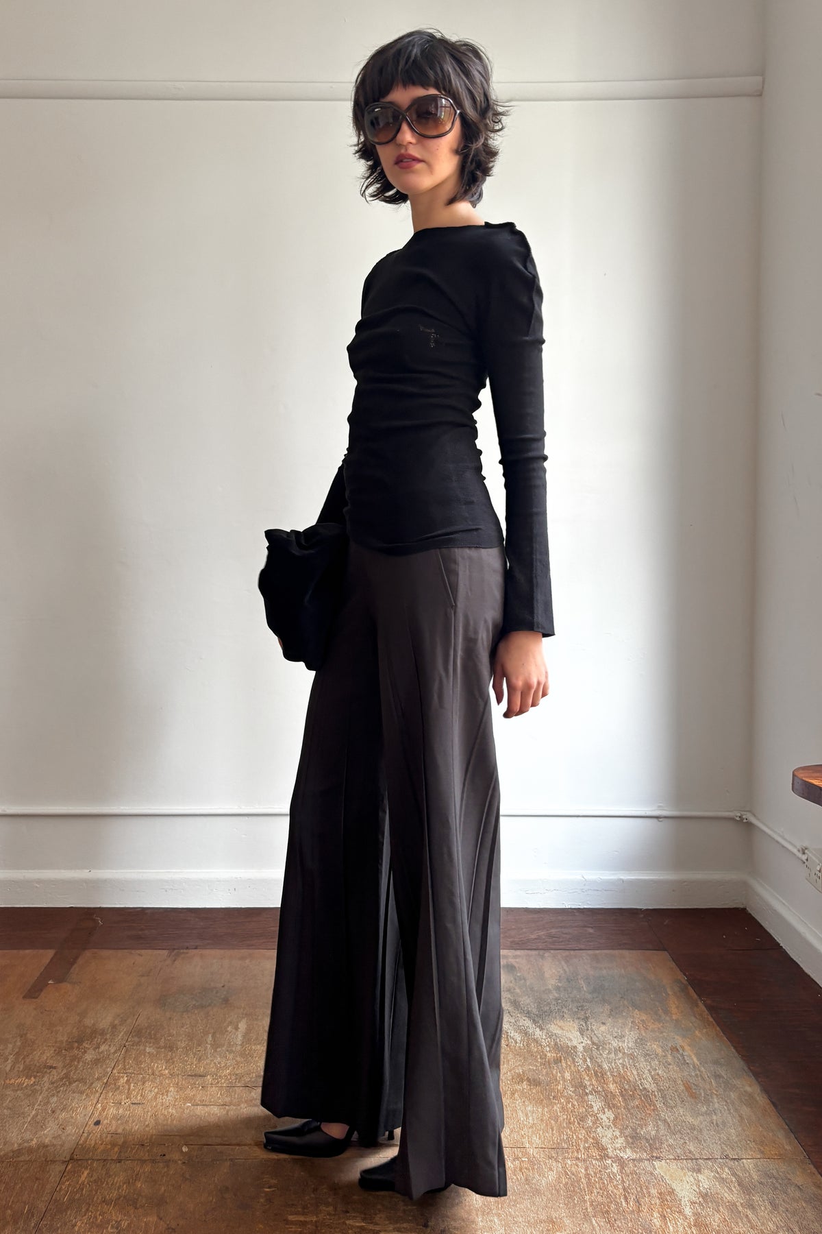 ISSEY MIYAKE FETE F/W 2007 PLEATED WOOL TROUSERS