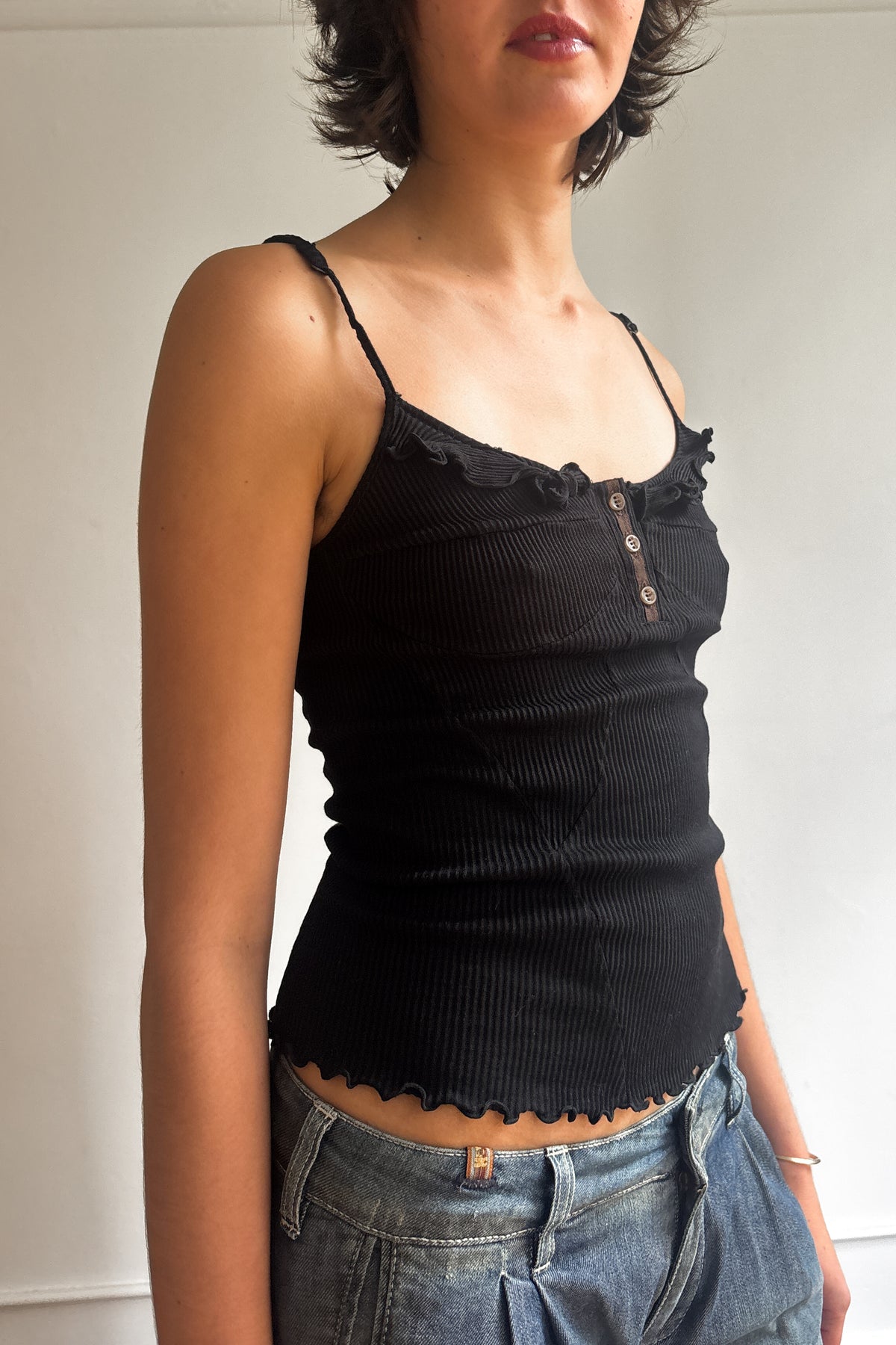 MARITHÉ + FRANÇOIS GIRBAUD PANELLED CAMI