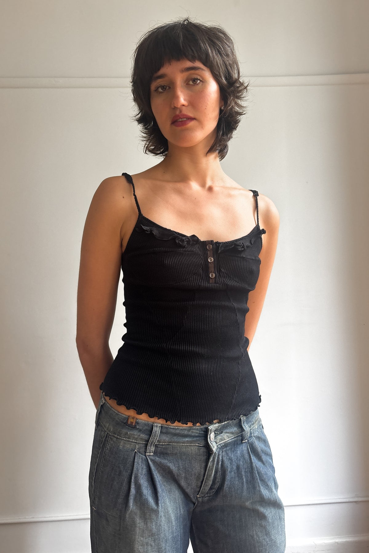 MARITHÉ + FRANÇOIS GIRBAUD PANELLED CAMI