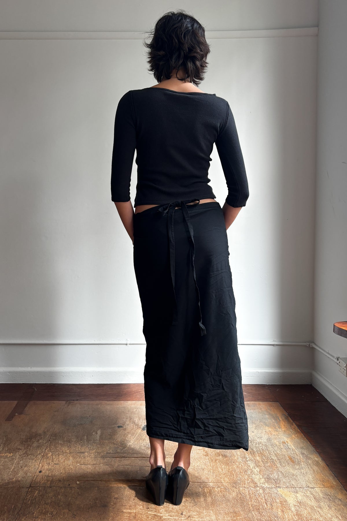 ROBE DE CHAMBRE COMME DES GARÇONS AD2000 EMBELLISHED WRAP SKIRT