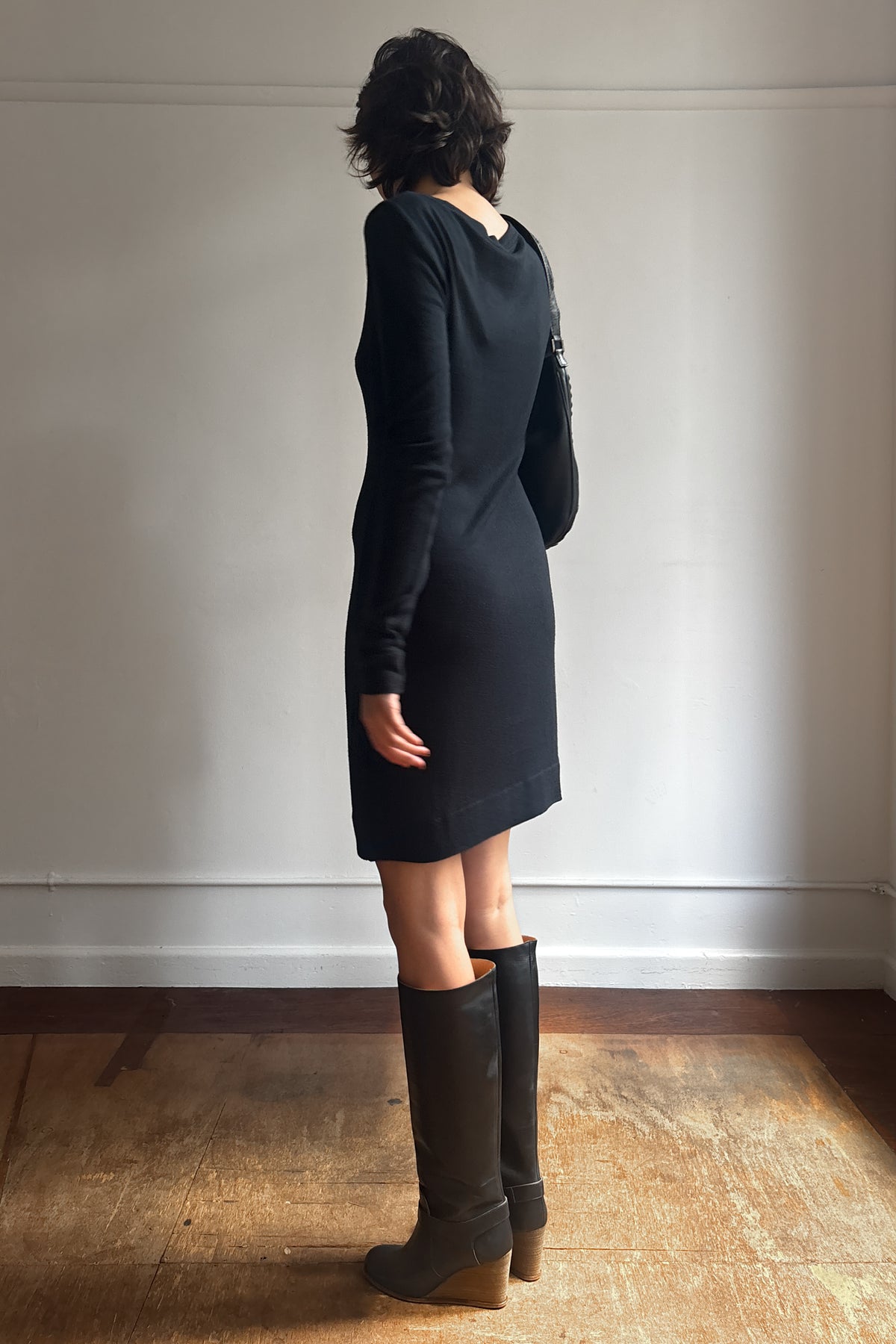 MARITHÉ FRANÇOIS GIRBAUD LONG SLEEVE KNIT DRESS
