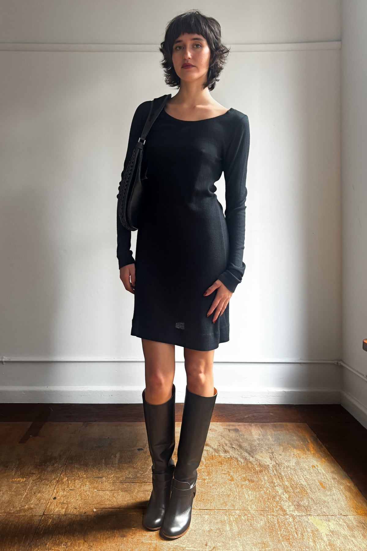 MARITHÉ FRANÇOIS GIRBAUD LONG SLEEVE KNIT DRESS