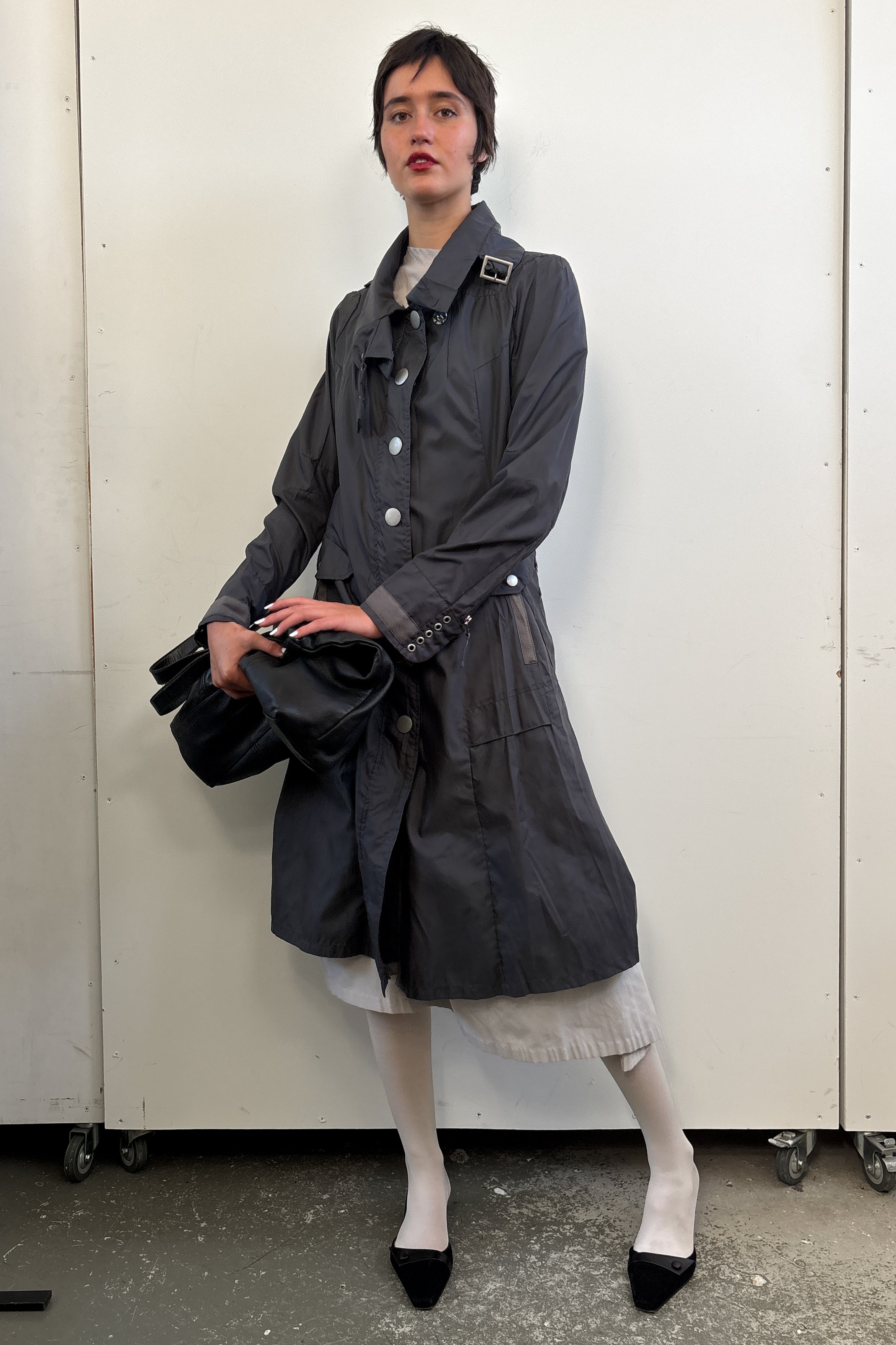 MARITHÉ FRANÇOIS GIRBAUD ASYM DUAL ZIP COAT