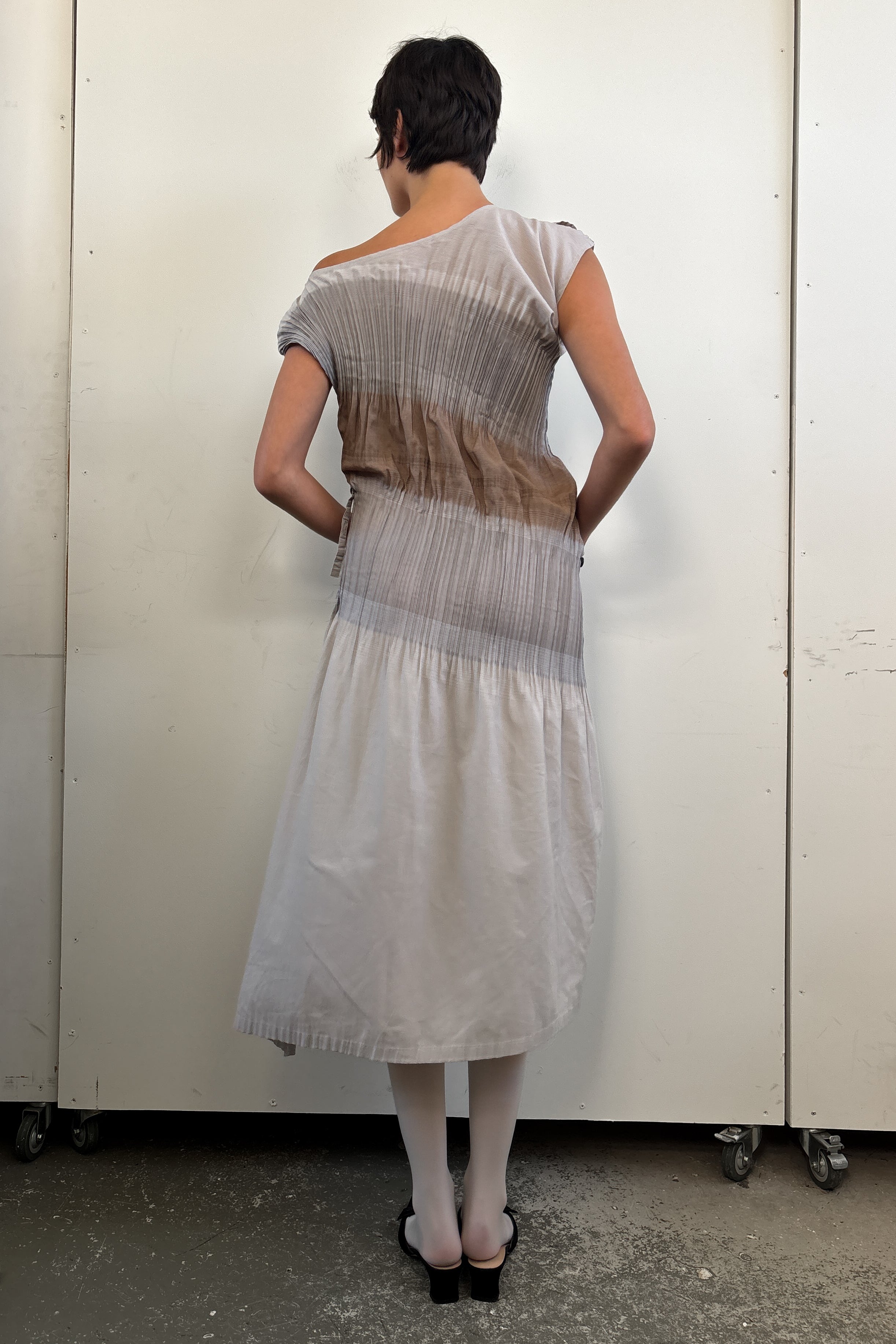 RARE ISSEY MIYAKE A-POC MIDI DRESS