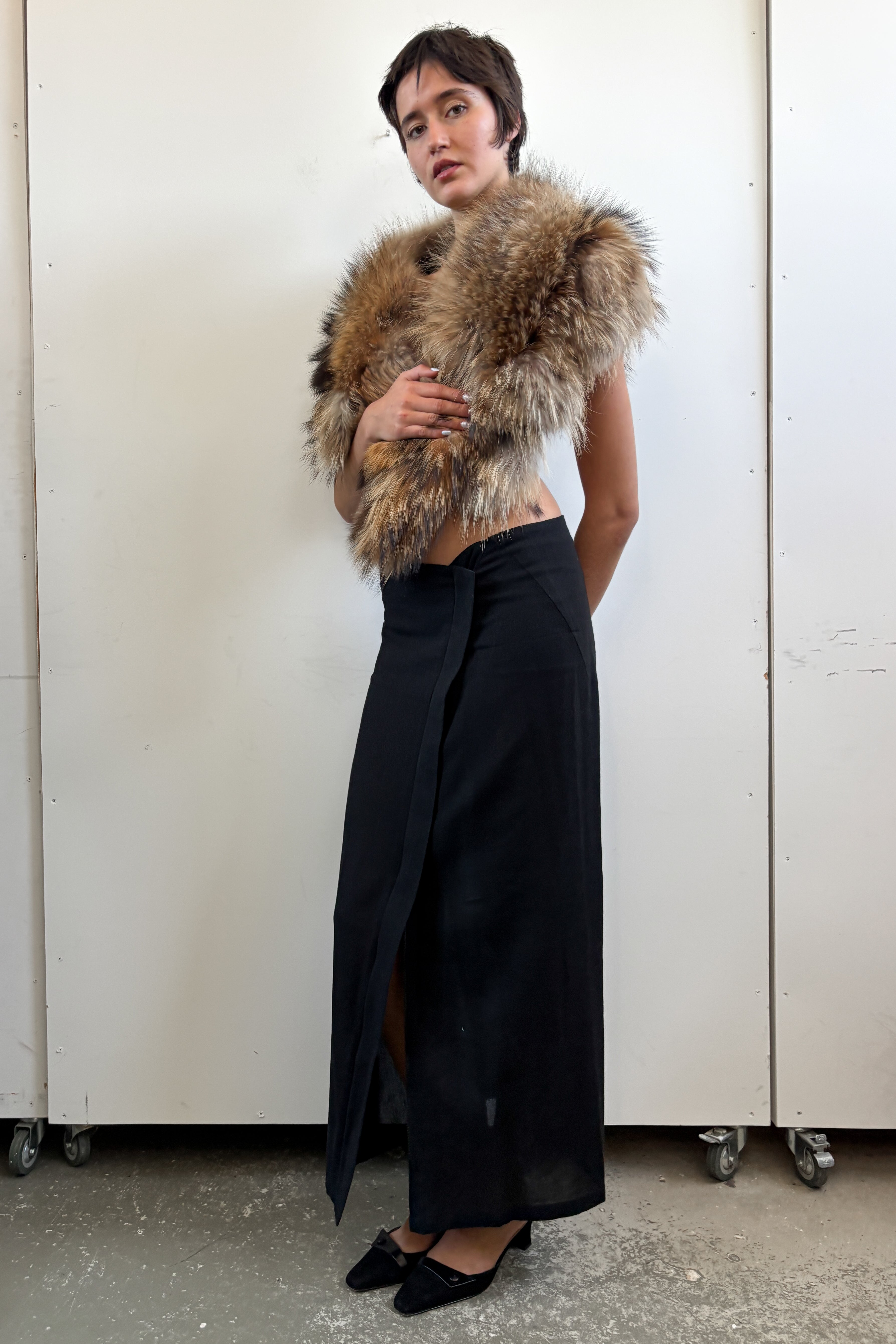 1998 YOHJI YAMAMOTO DUAL ZIP MAXI
