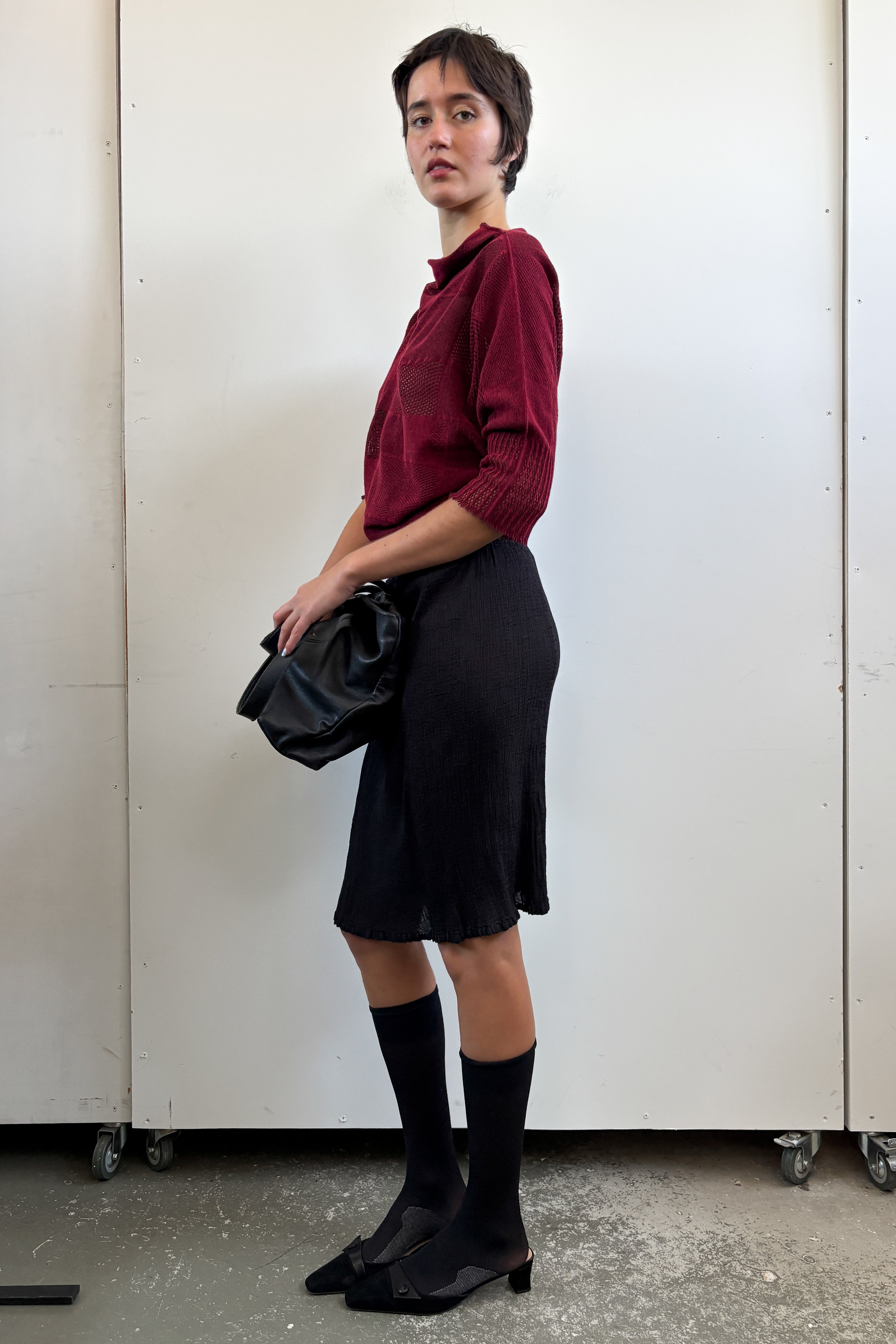 ISSEY MIYAKE MICRO PLEAT SKIRT