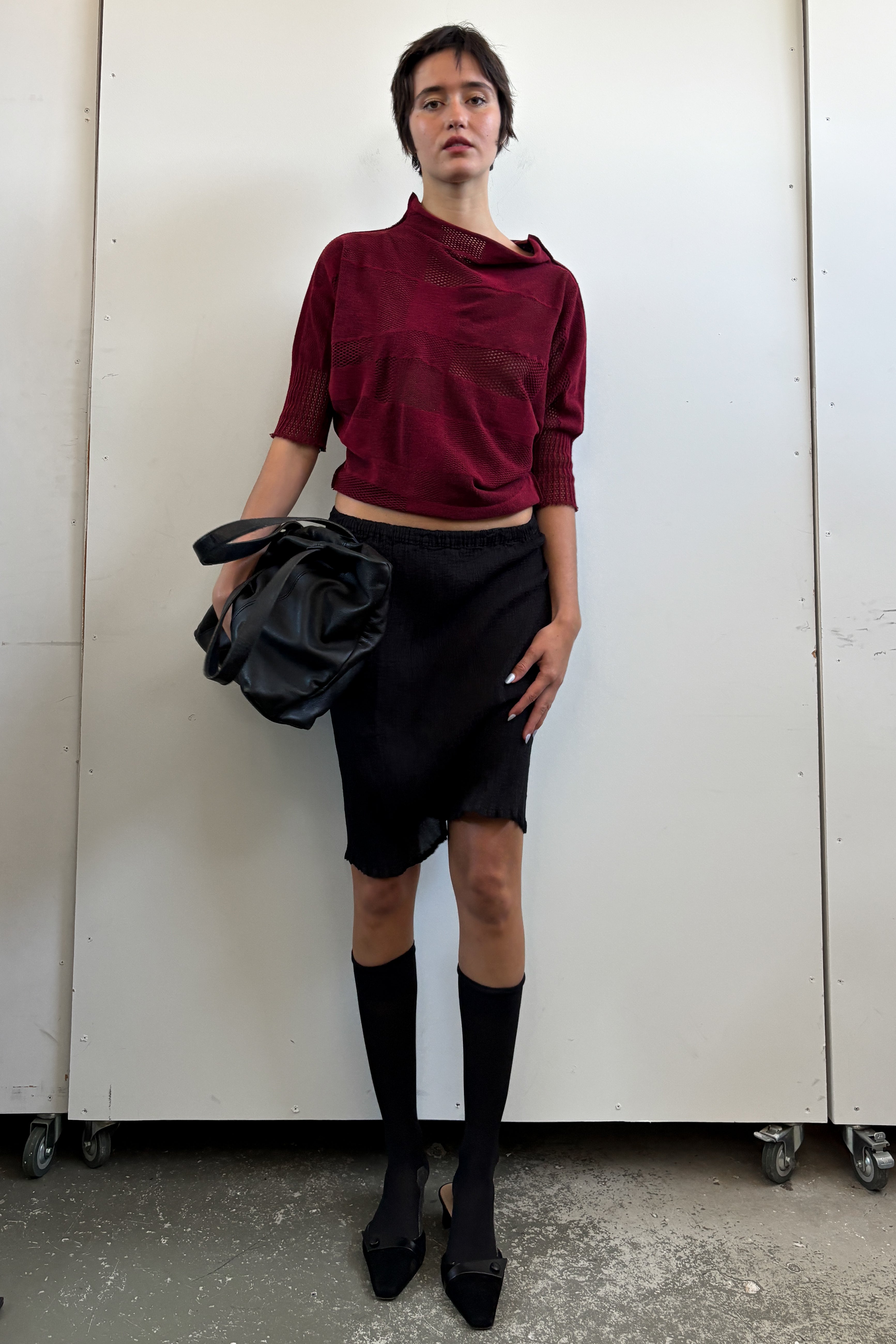 ISSEY MIYAKE MICRO PLEAT SKIRT