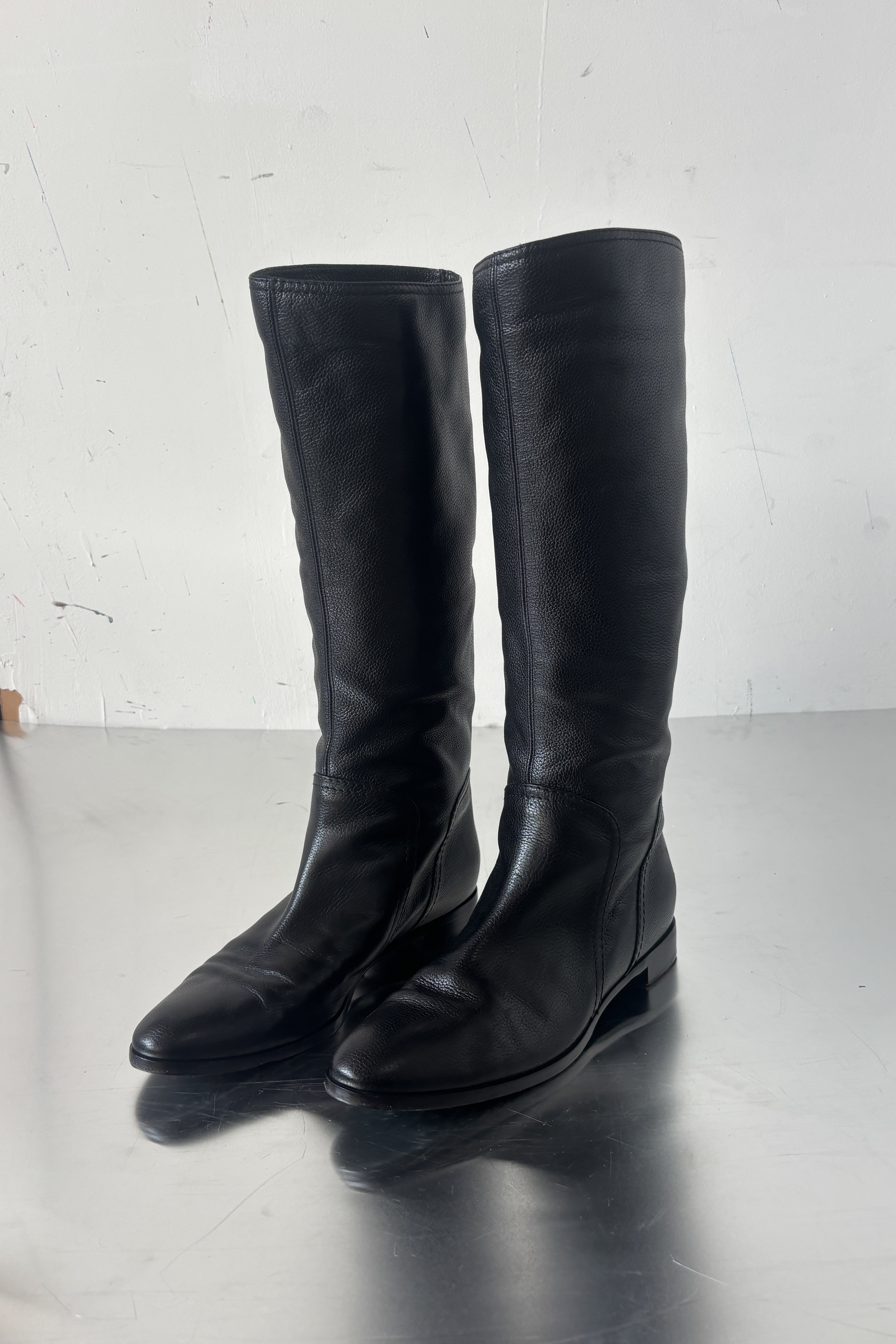 SERGIO ROSSI KNEE HIGH BOOTS