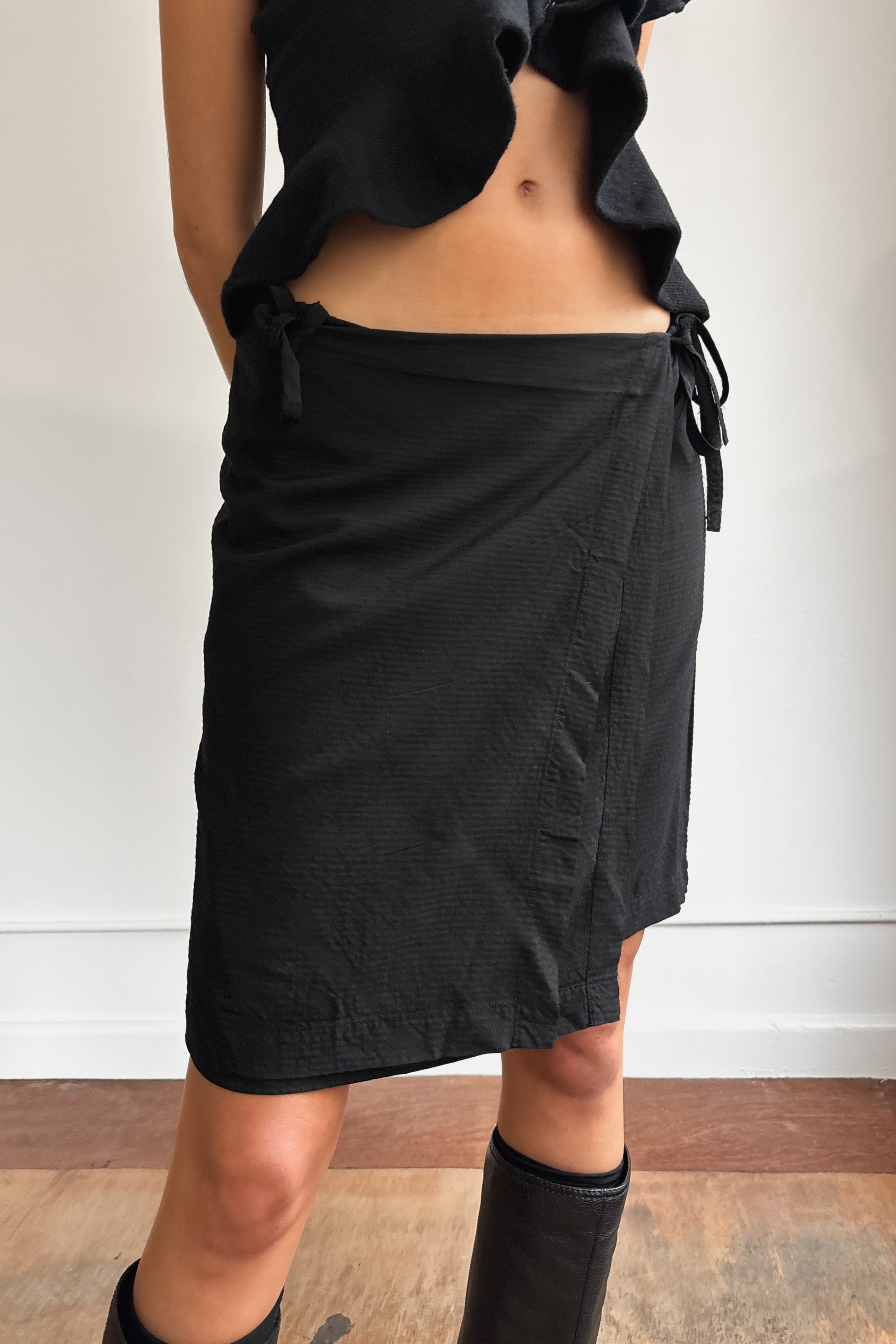 VINTAGE COMME DES GARÇONS TRICOT WRAP SKIRT – DESCRY