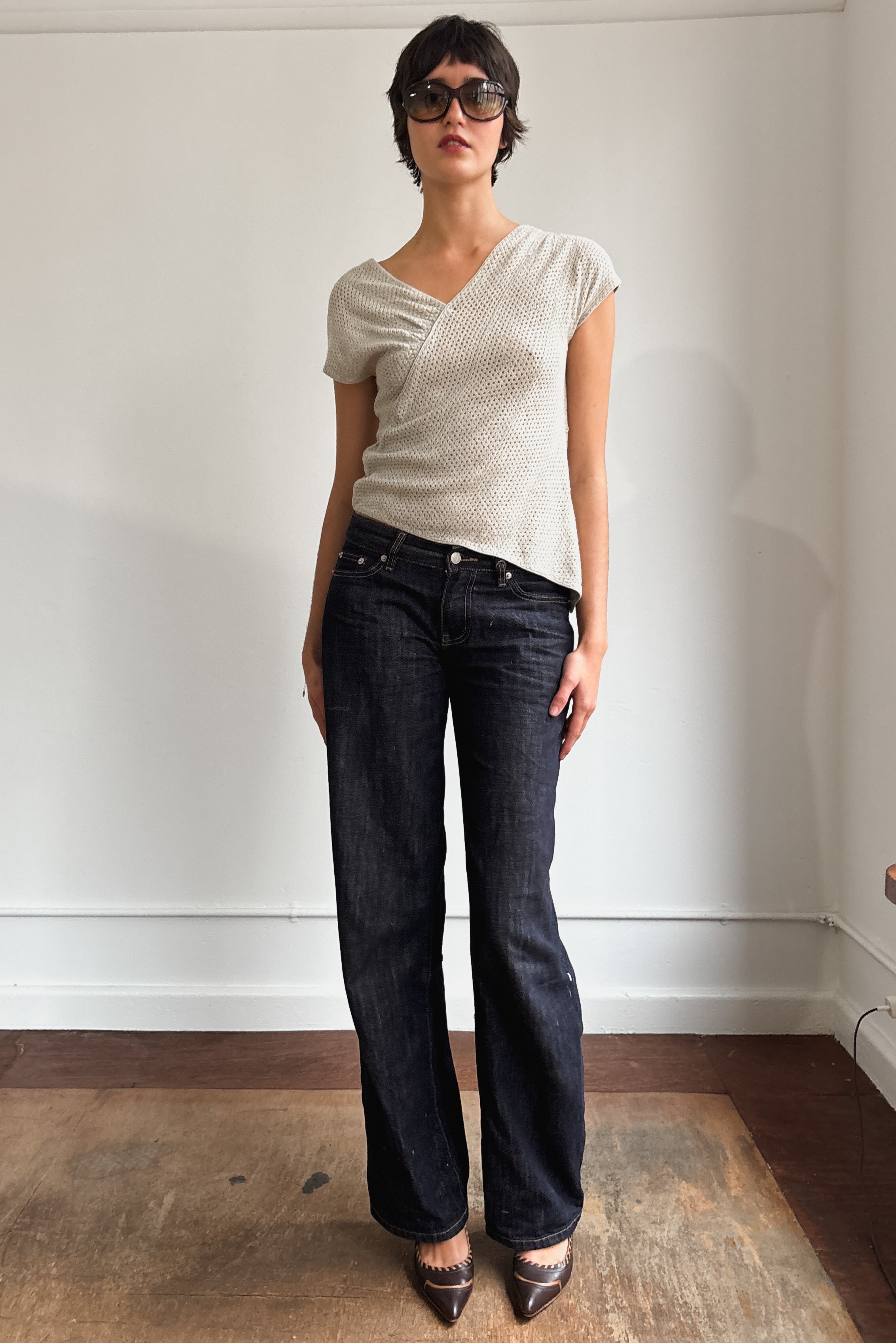 ISSEY MIYAKE 70S MESH TOP