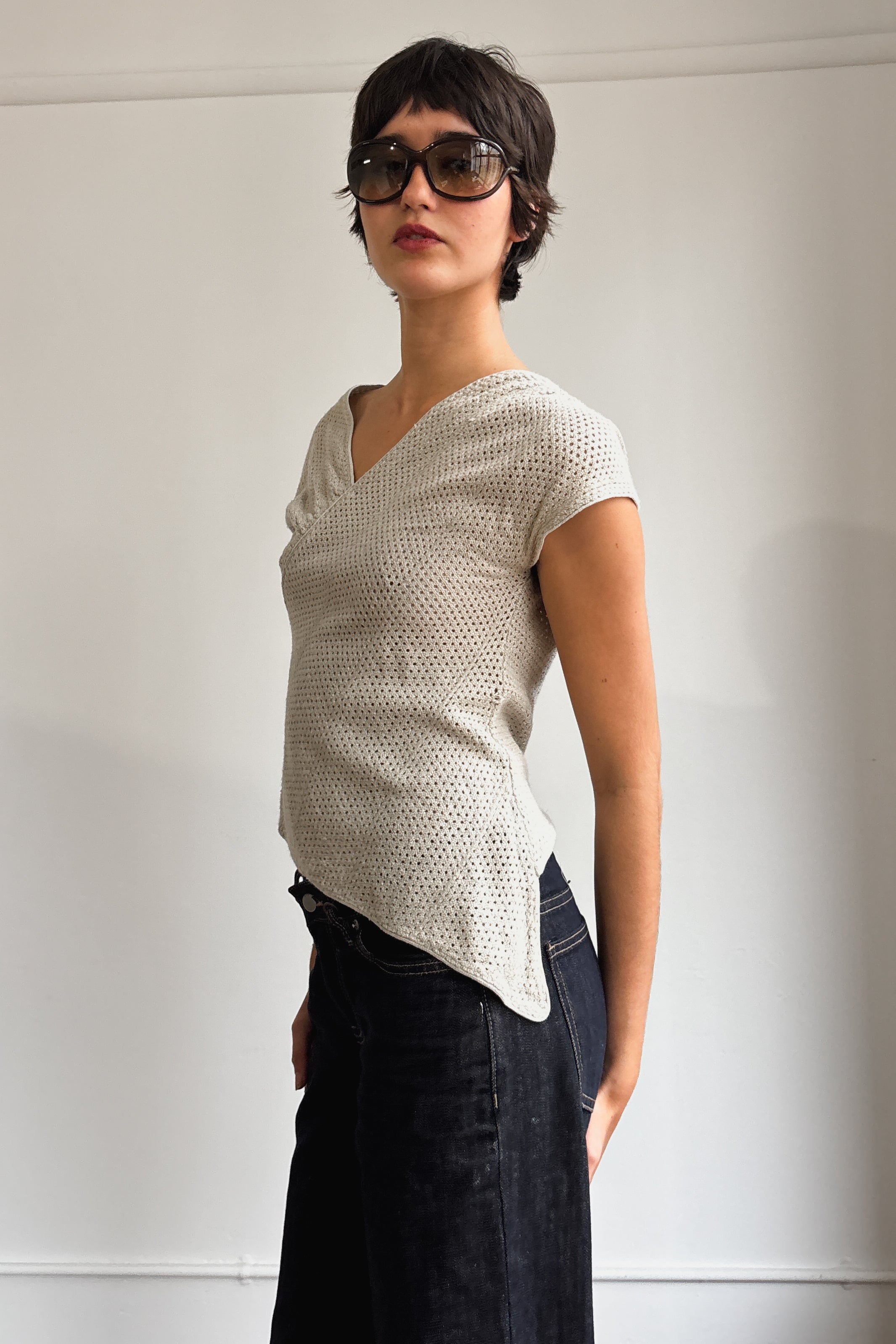 ISSEY MIYAKE 70S MESH TOP