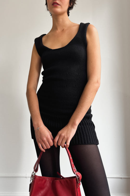 ANNA MOLINARI KNIT MINI DRESS