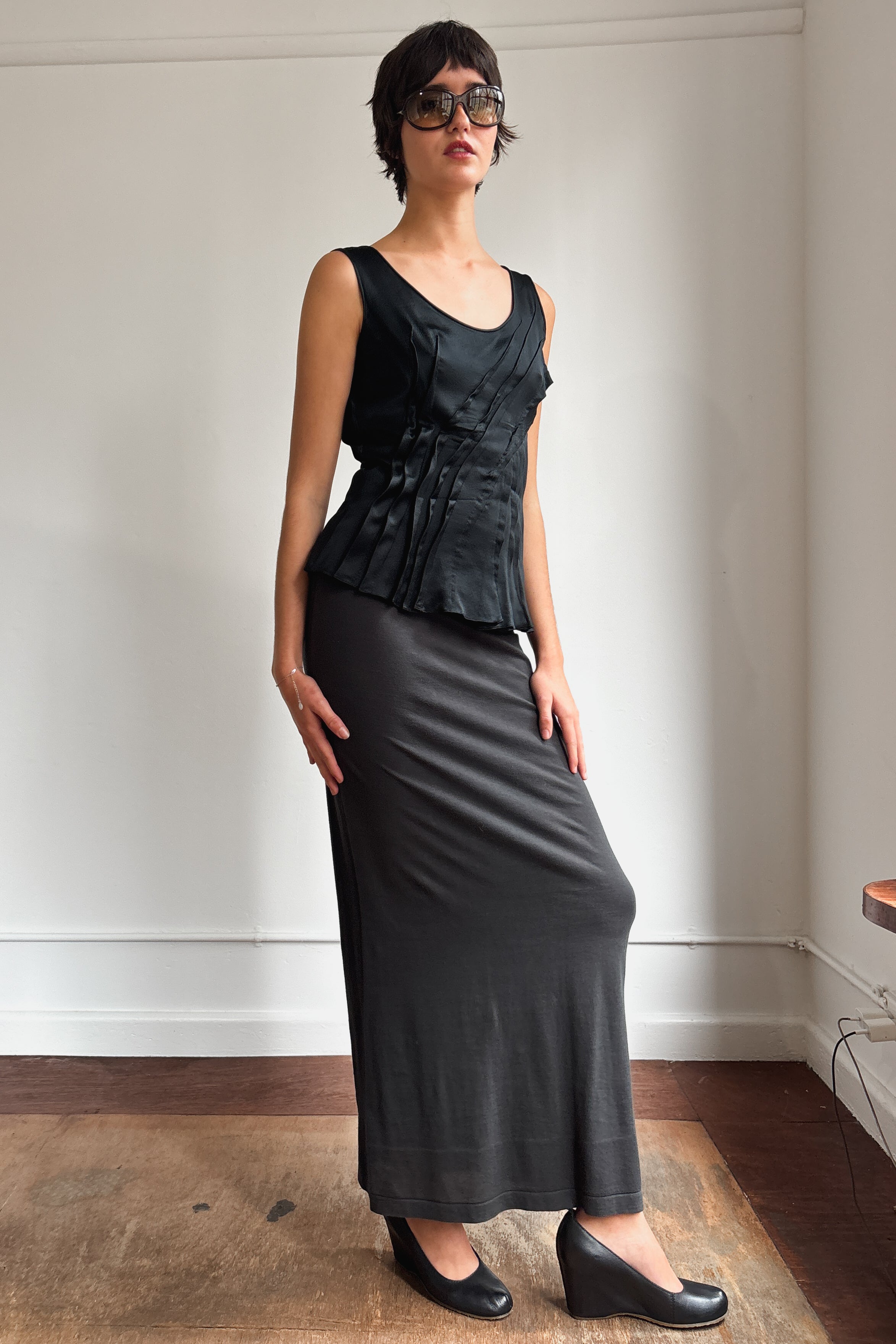 RARE ISSEY MIYAKE STRAPLESS DRESS