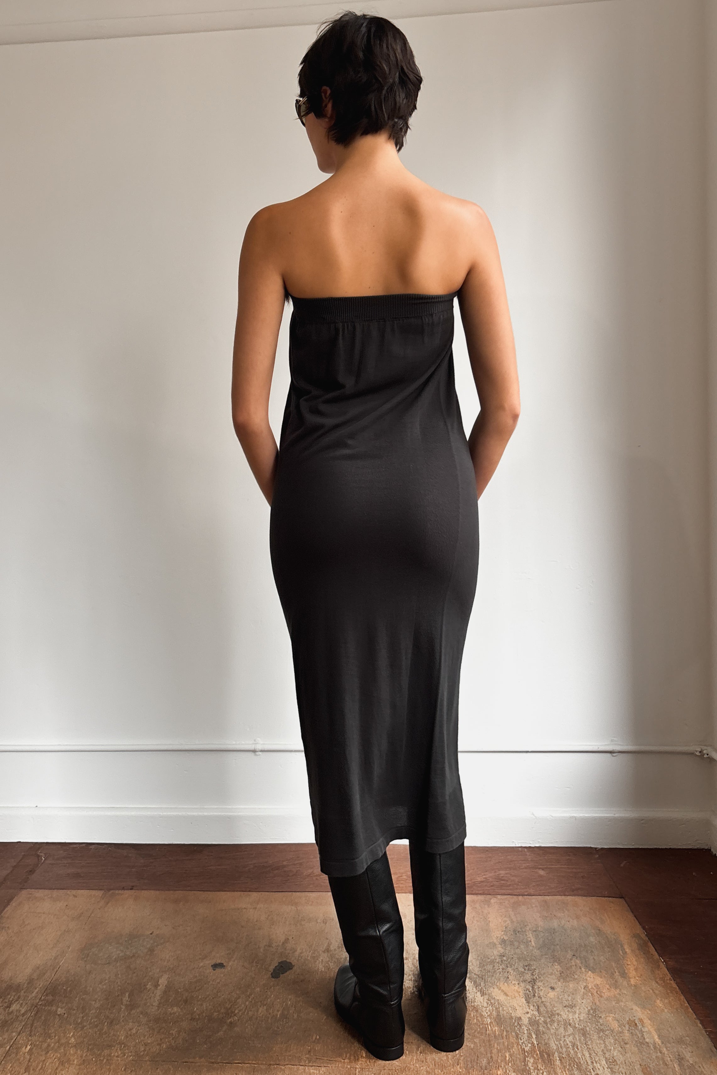 RARE ISSEY MIYAKE STRAPLESS DRESS
