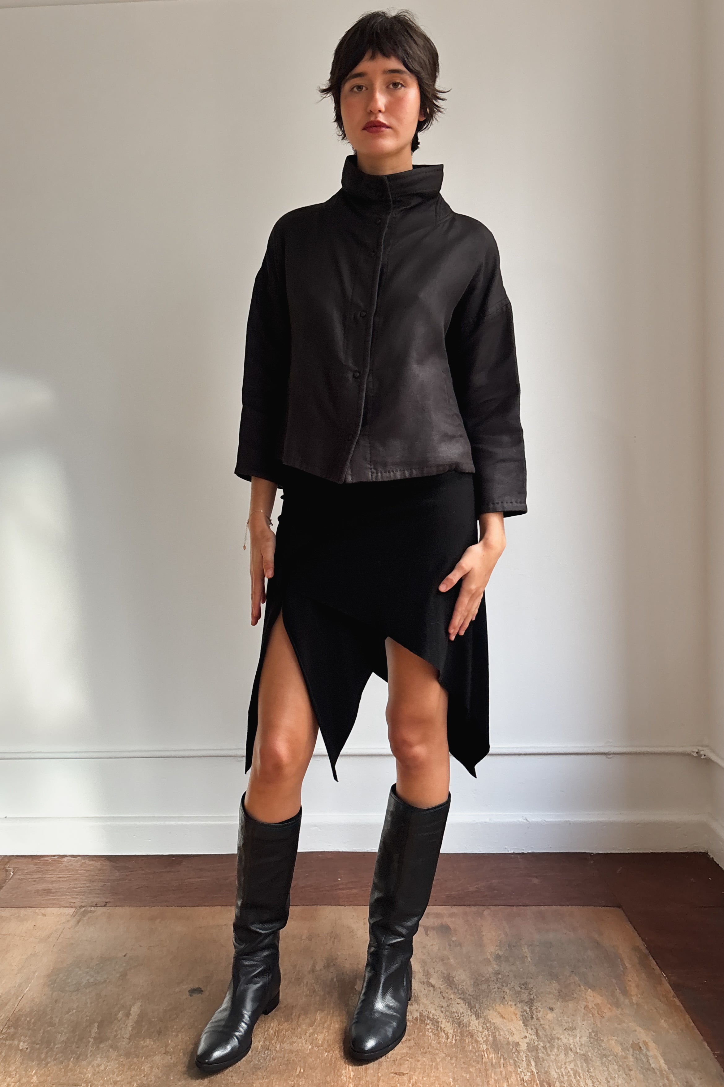 ISSEY MIYAKE HAAT CROPPED JACKET