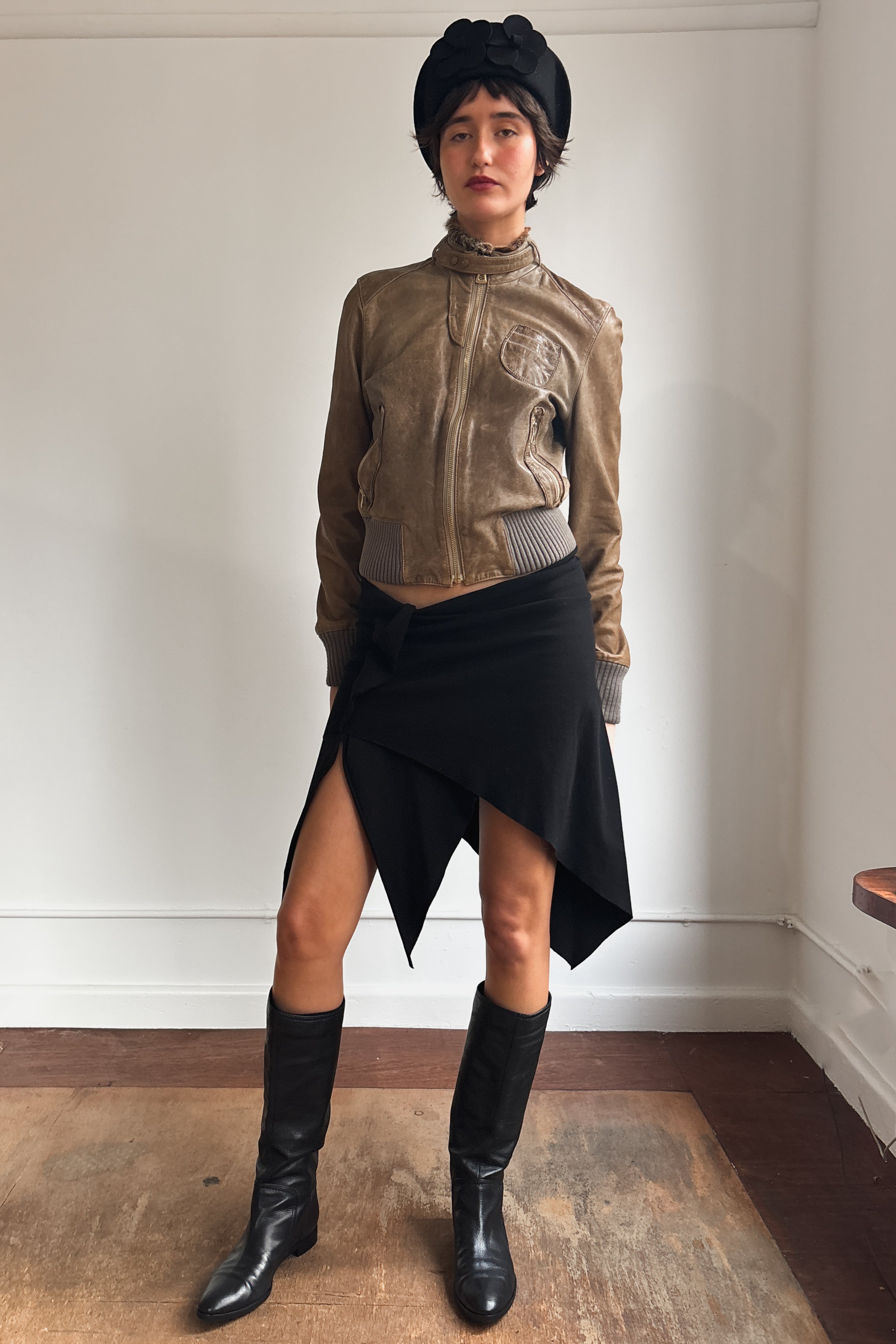 HUGO BOSS LEATHER RIDER JACKET