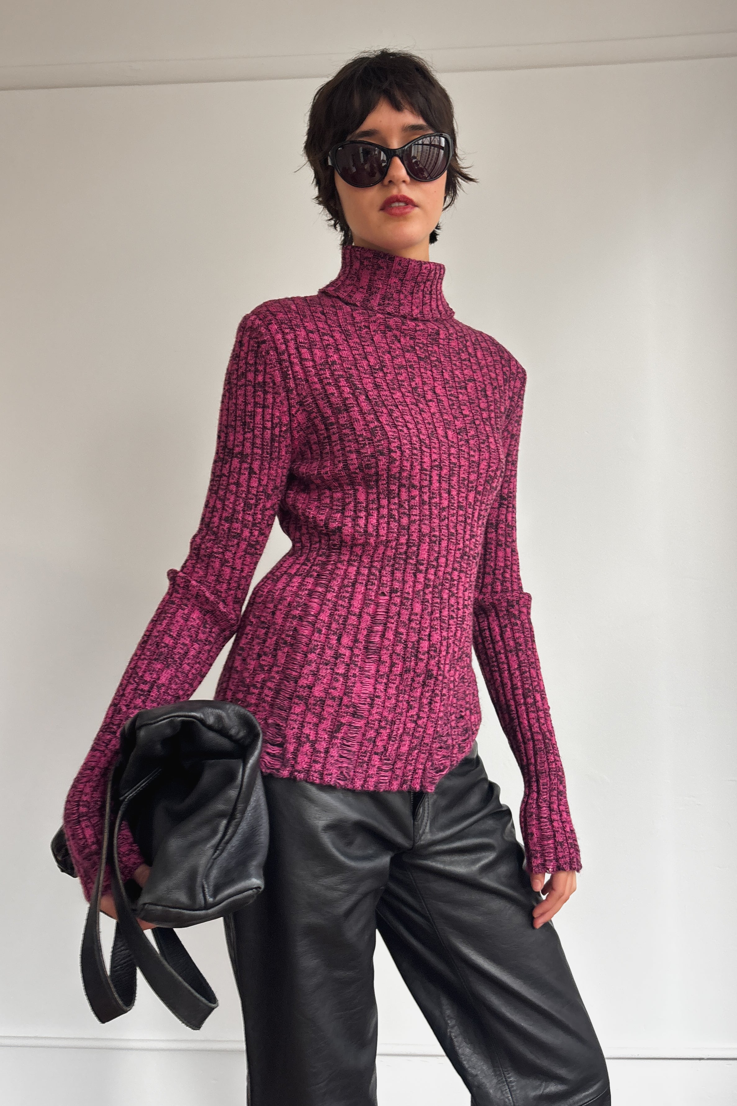JEAN PAUL GAULTIER DISTRESSED KNIT