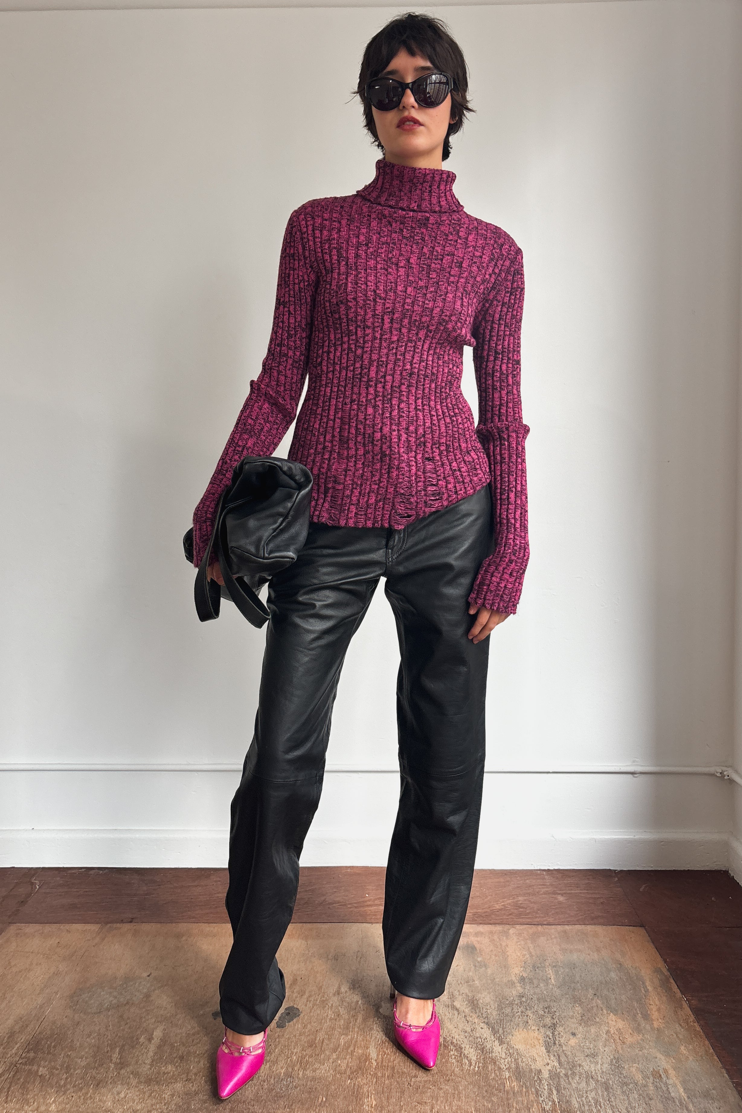 JEAN PAUL GAULTIER DISTRESSED KNIT