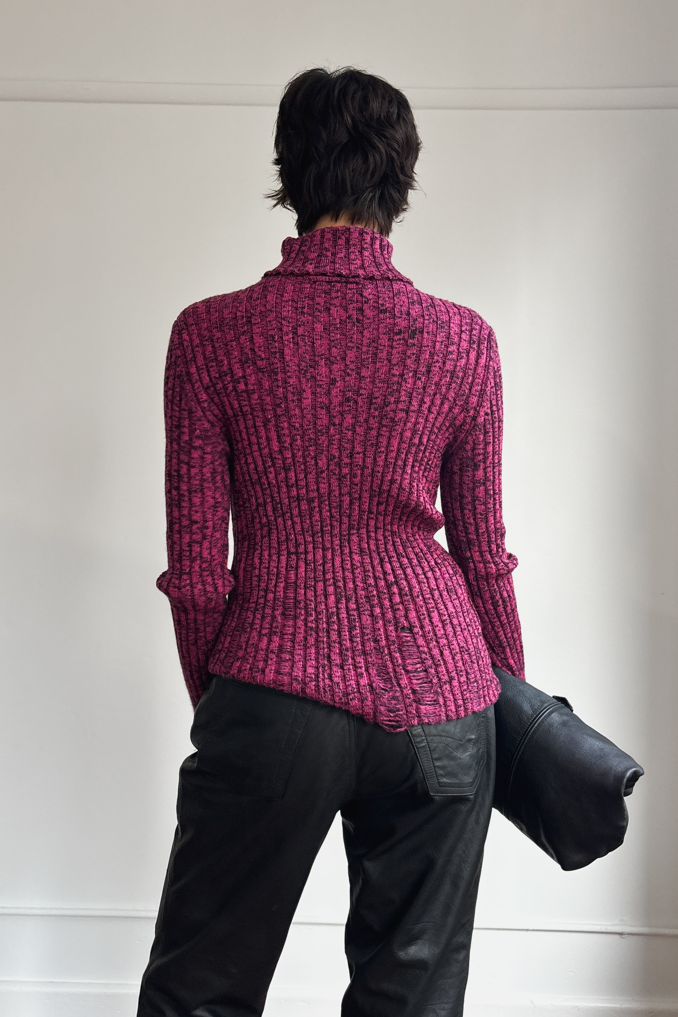 JEAN PAUL GAULTIER DISTRESSED KNIT