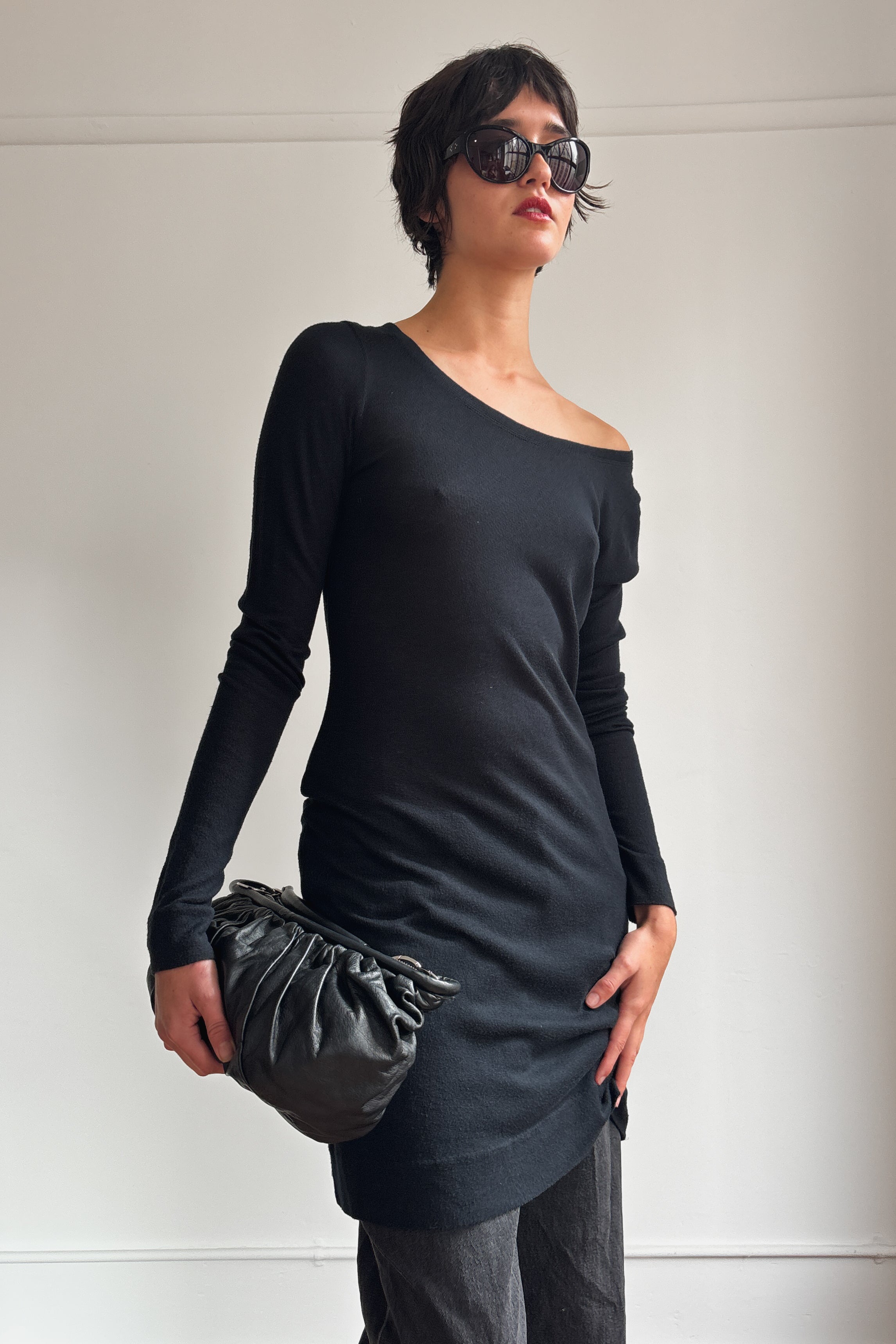 MARITHÉ FRANÇOIS GIRBAUD LONG SLEEVE KNIT DRESS