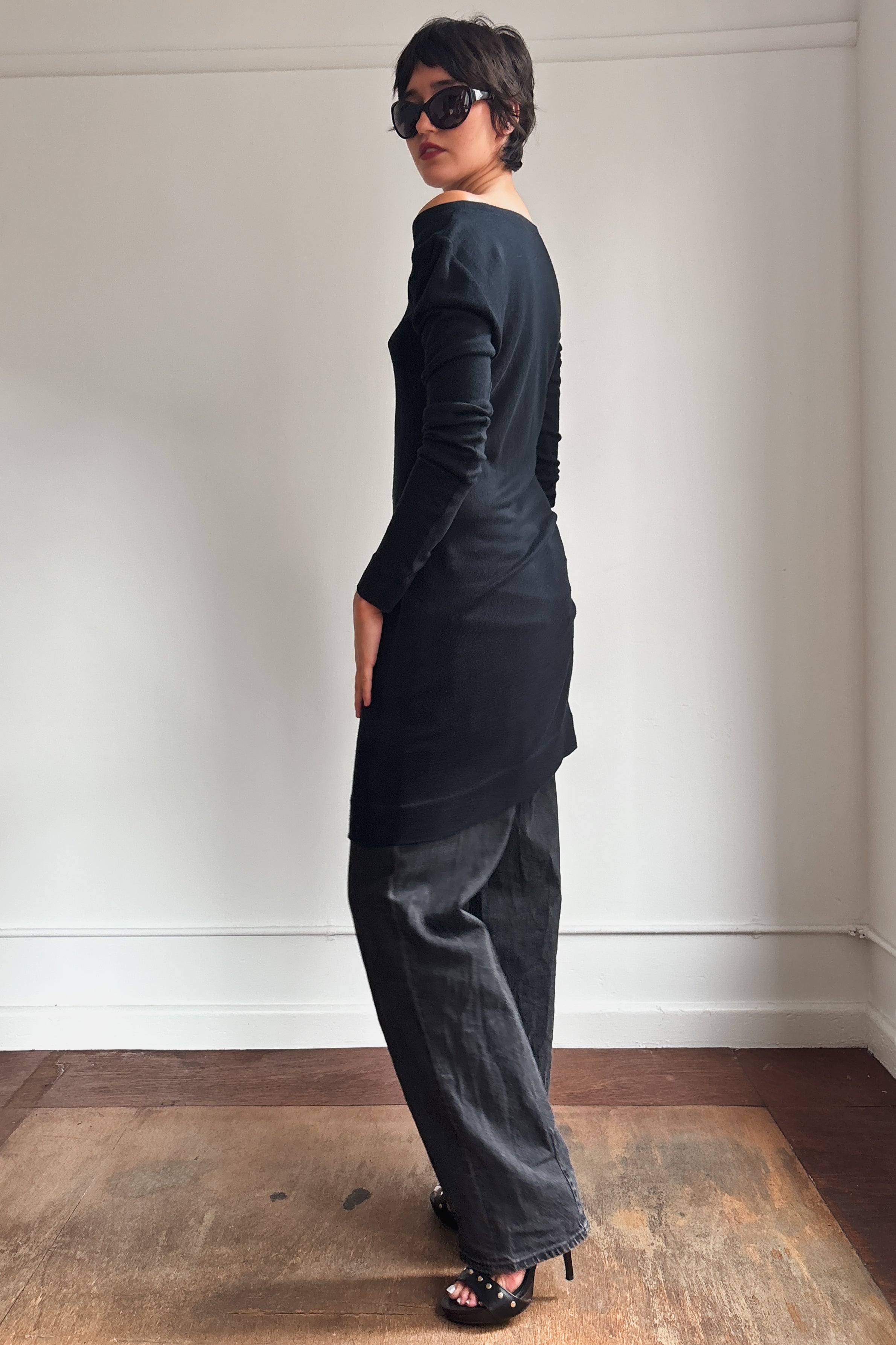 MARITHÉ FRANÇOIS GIRBAUD LONG SLEEVE KNIT DRESS