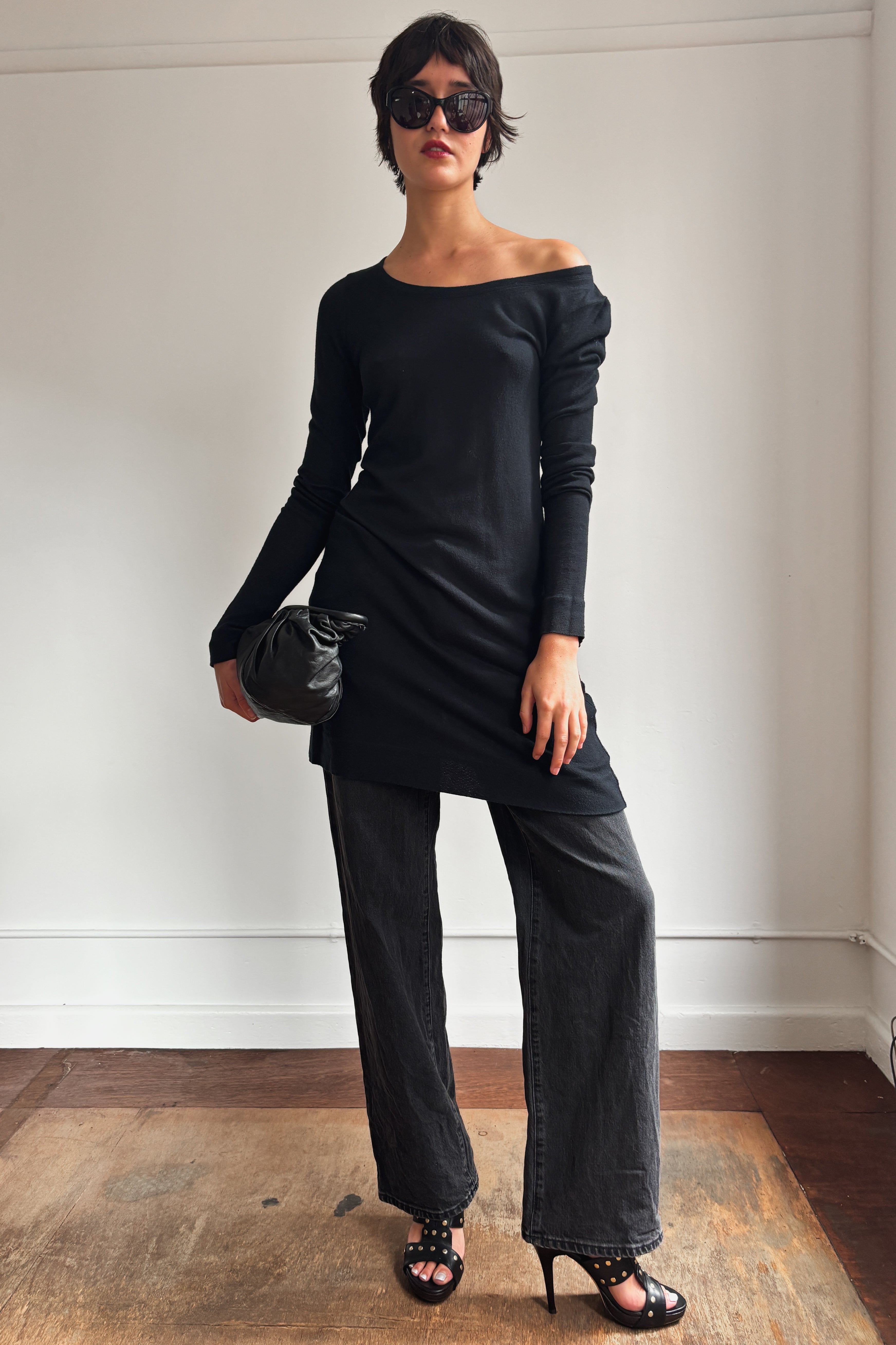 MARITHÉ FRANÇOIS GIRBAUD LONG SLEEVE KNIT DRESS