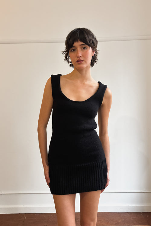 ANNA MOLINARI KNIT MINI DRESS