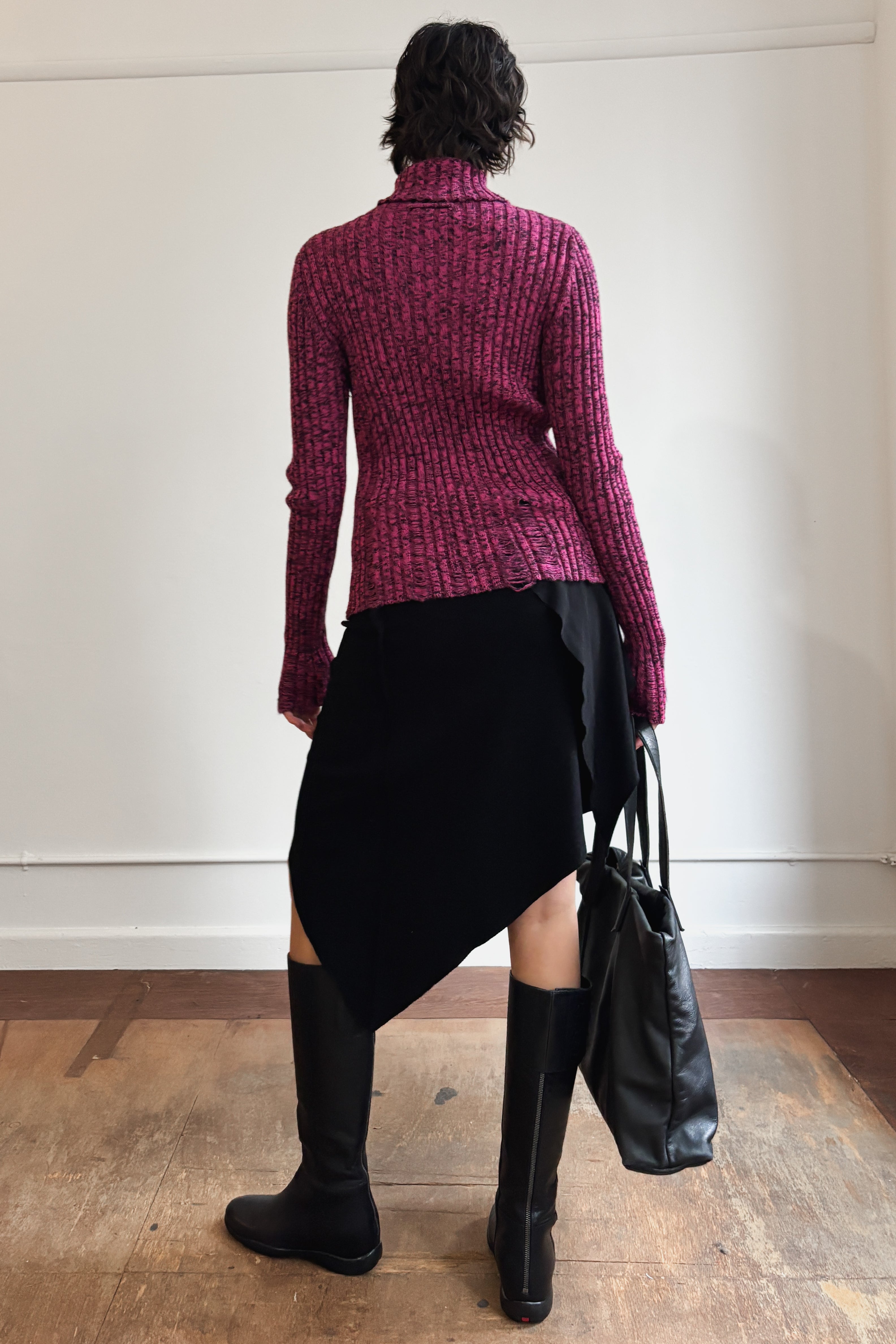 JEAN PAUL GAULTIER DISTRESSED WOOL KNIT