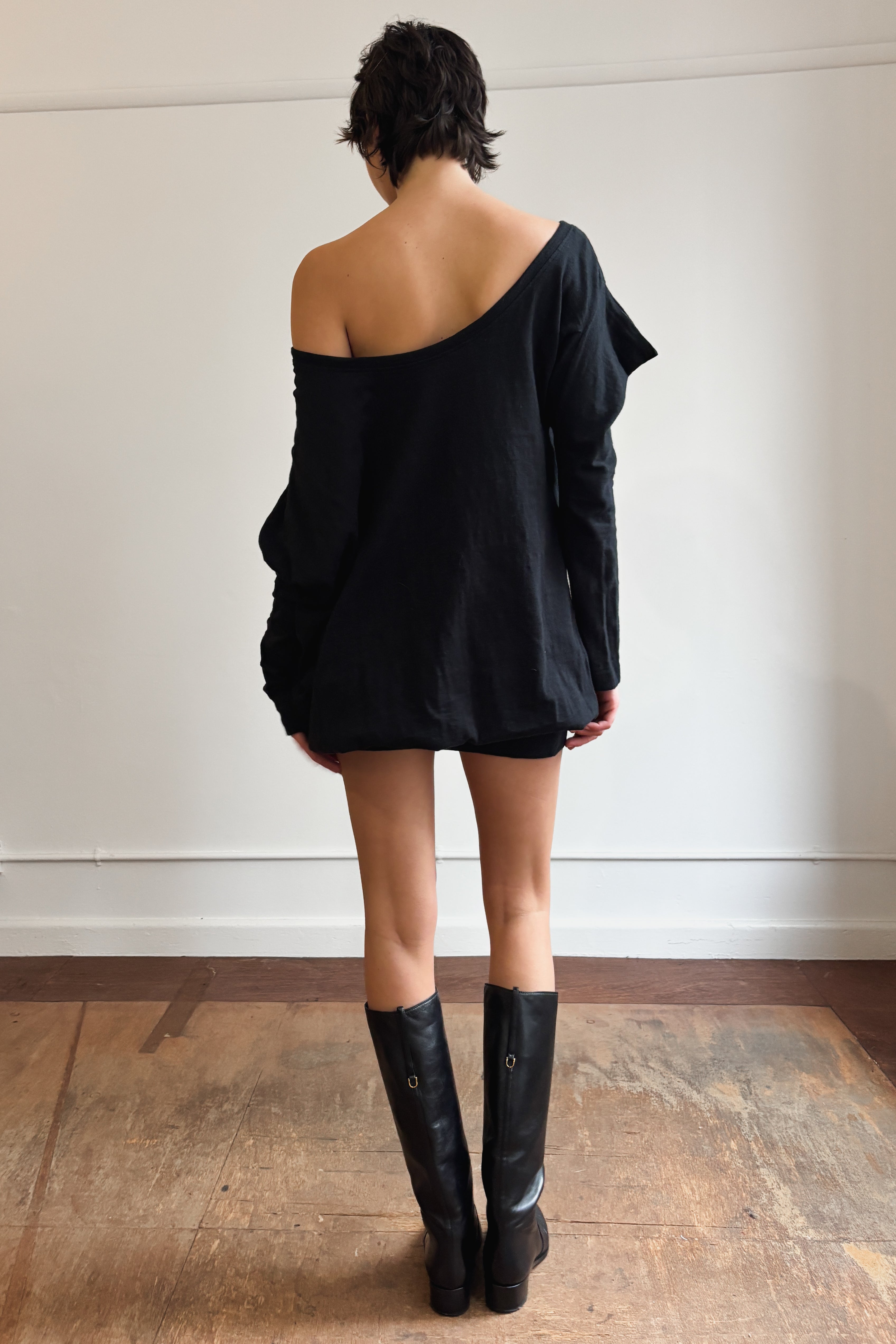 VIVIENNE WESTWOOD LONG SLEEVE ASYM DRESS