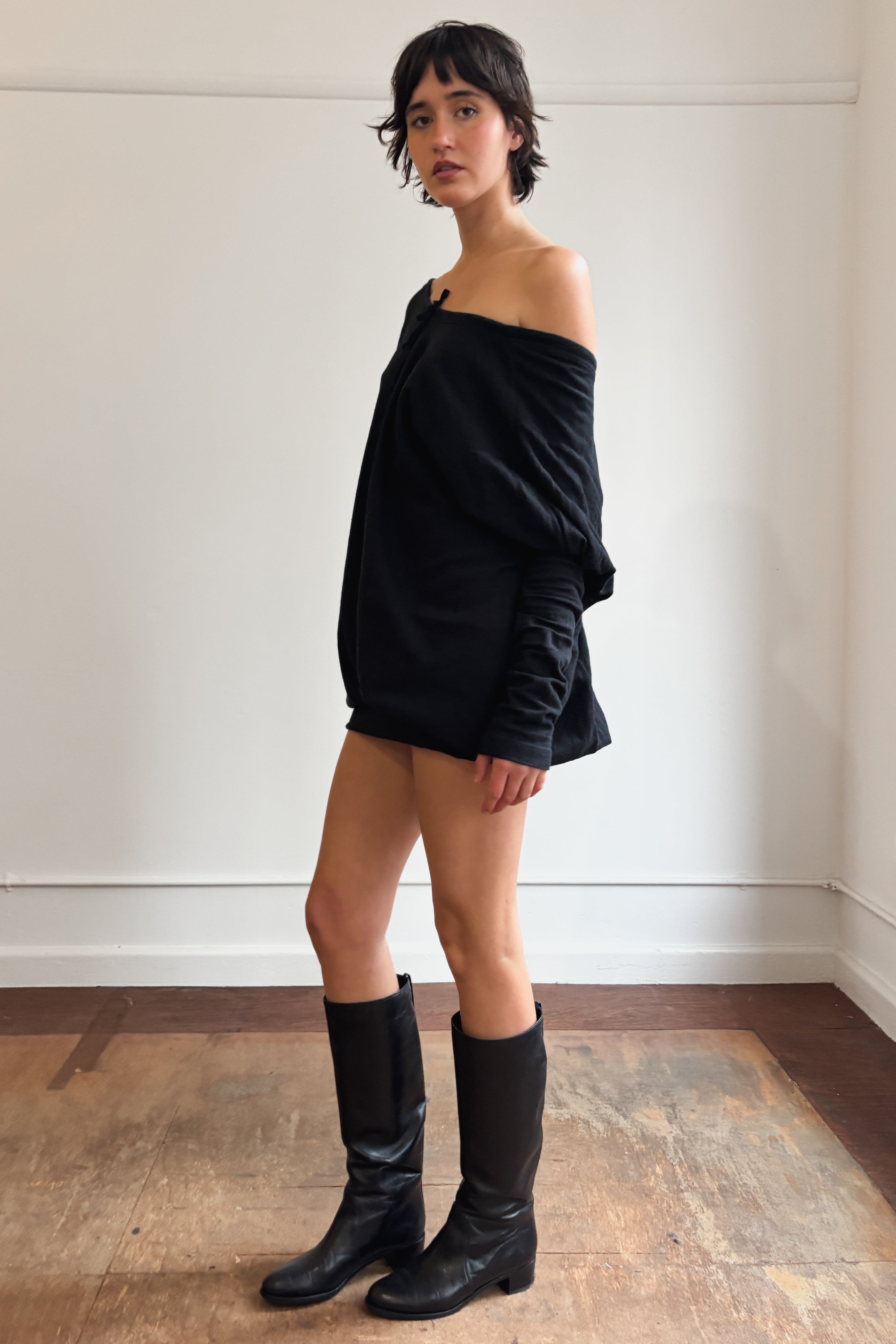 VIVIENNE WESTWOOD LONG SLEEVE ASYM DRESS