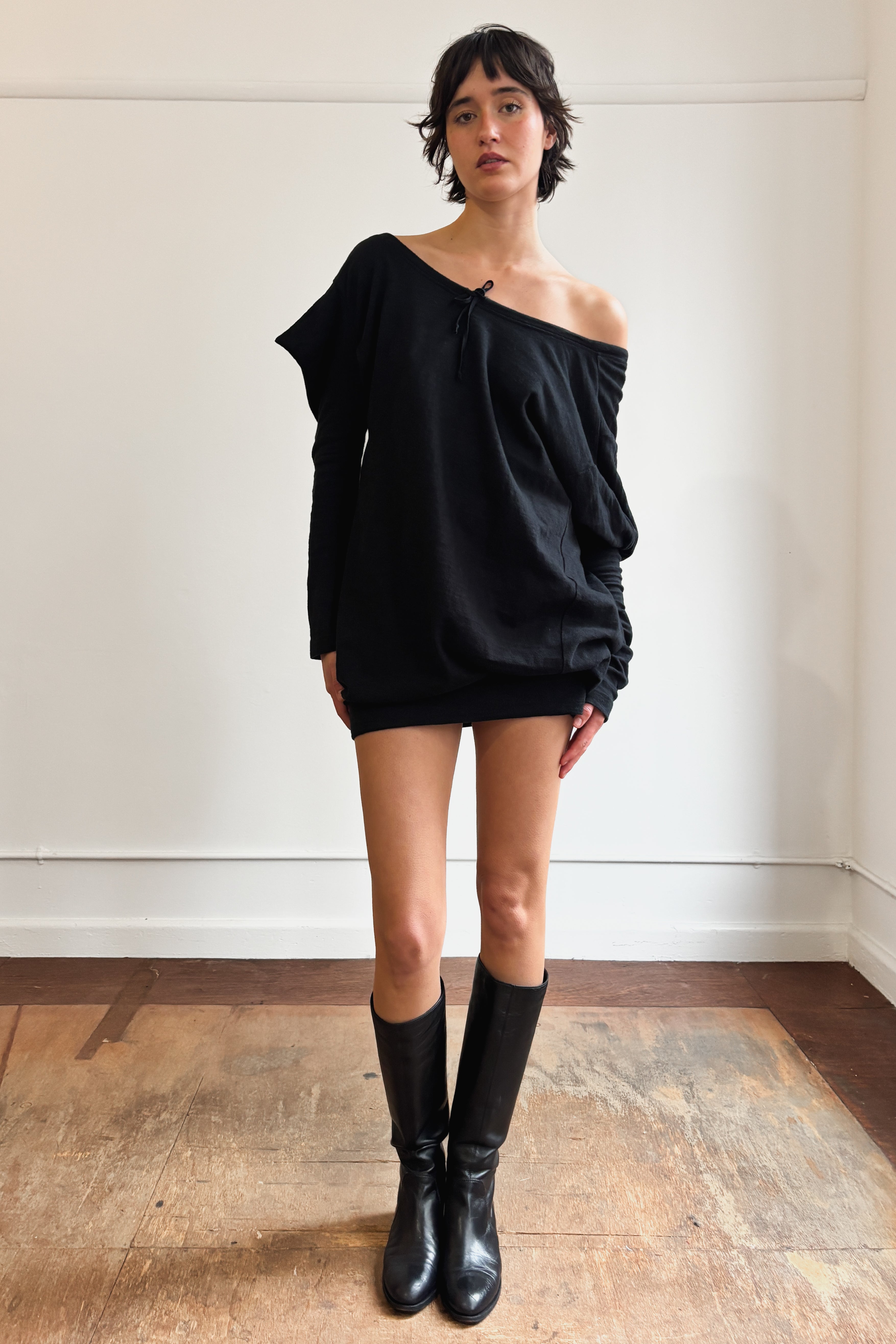 VIVIENNE WESTWOOD LONG SLEEVE ASYM DRESS