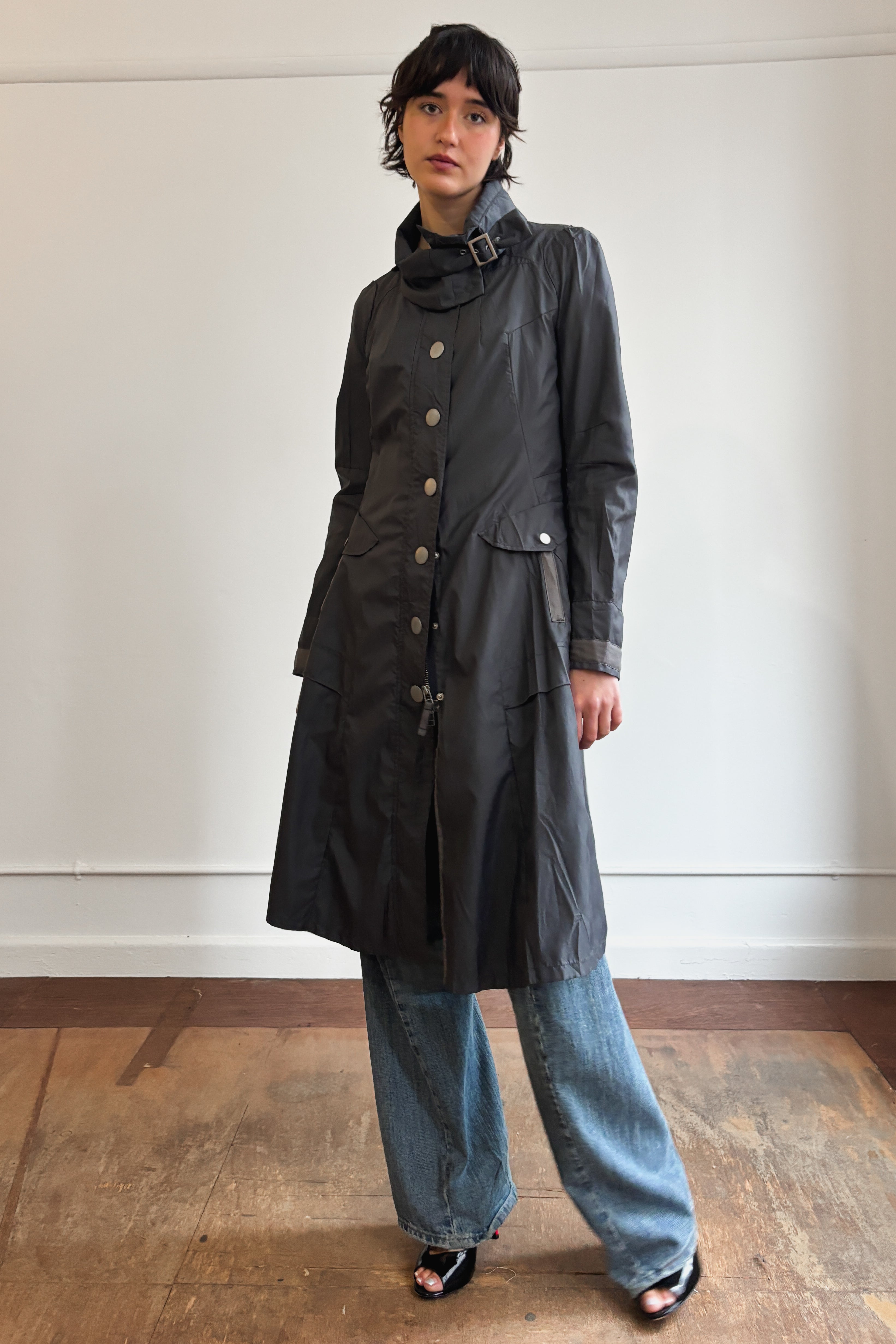MARITHÉ FRANÇOIS GIRBAUD ASYM DUAL ZIP COAT