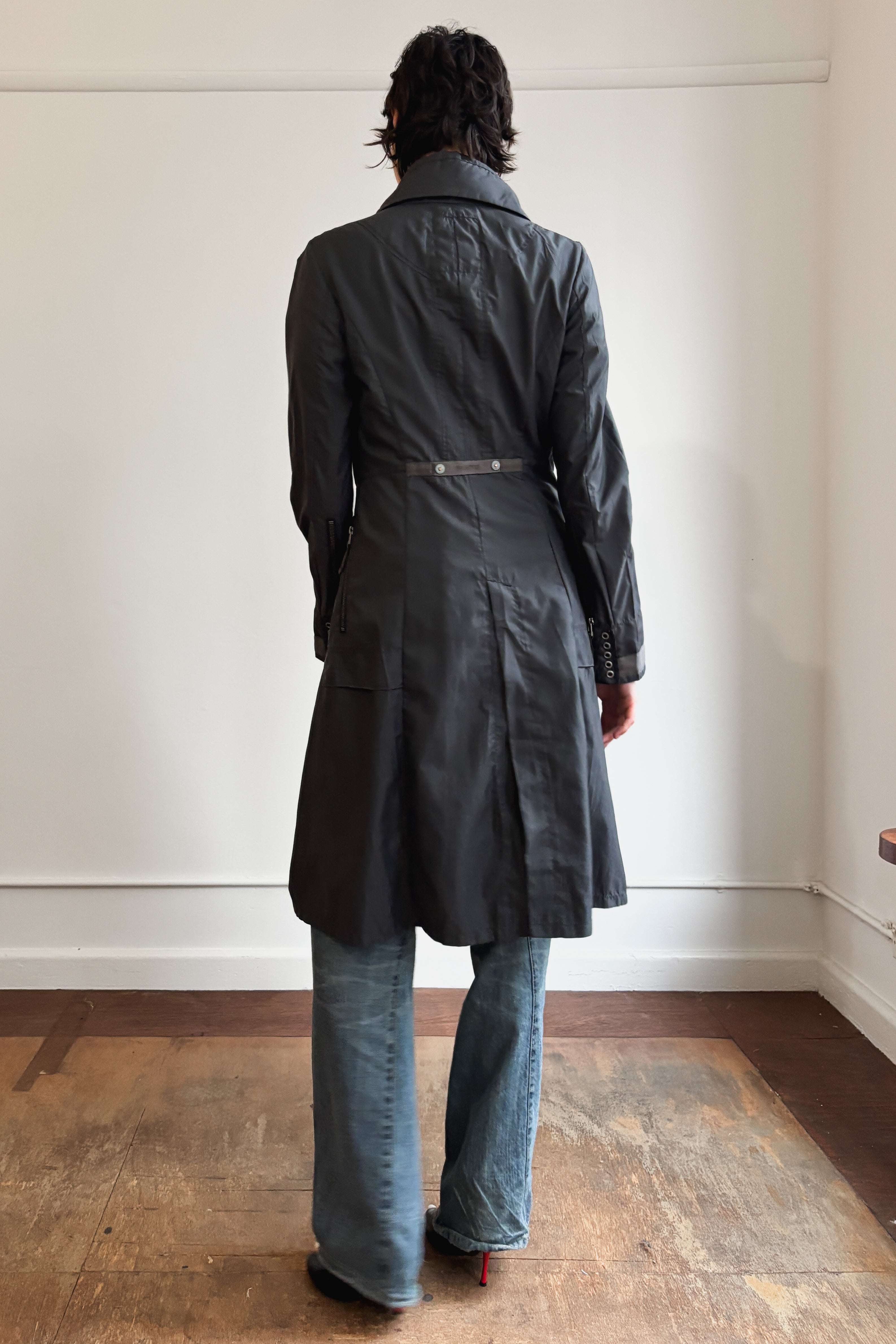 MARITHÉ FRANÇOIS GIRBAUD ASYM DUAL ZIP COAT